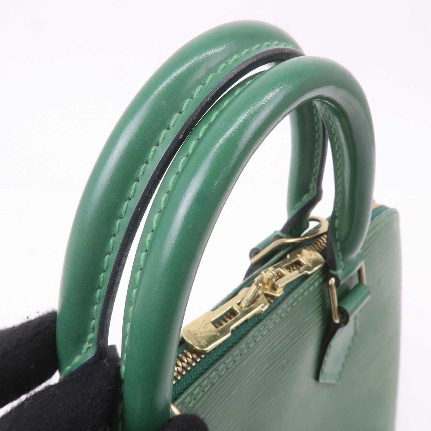 Louis Vuitton Epi Alma Hand Bag Borneo Green M52144