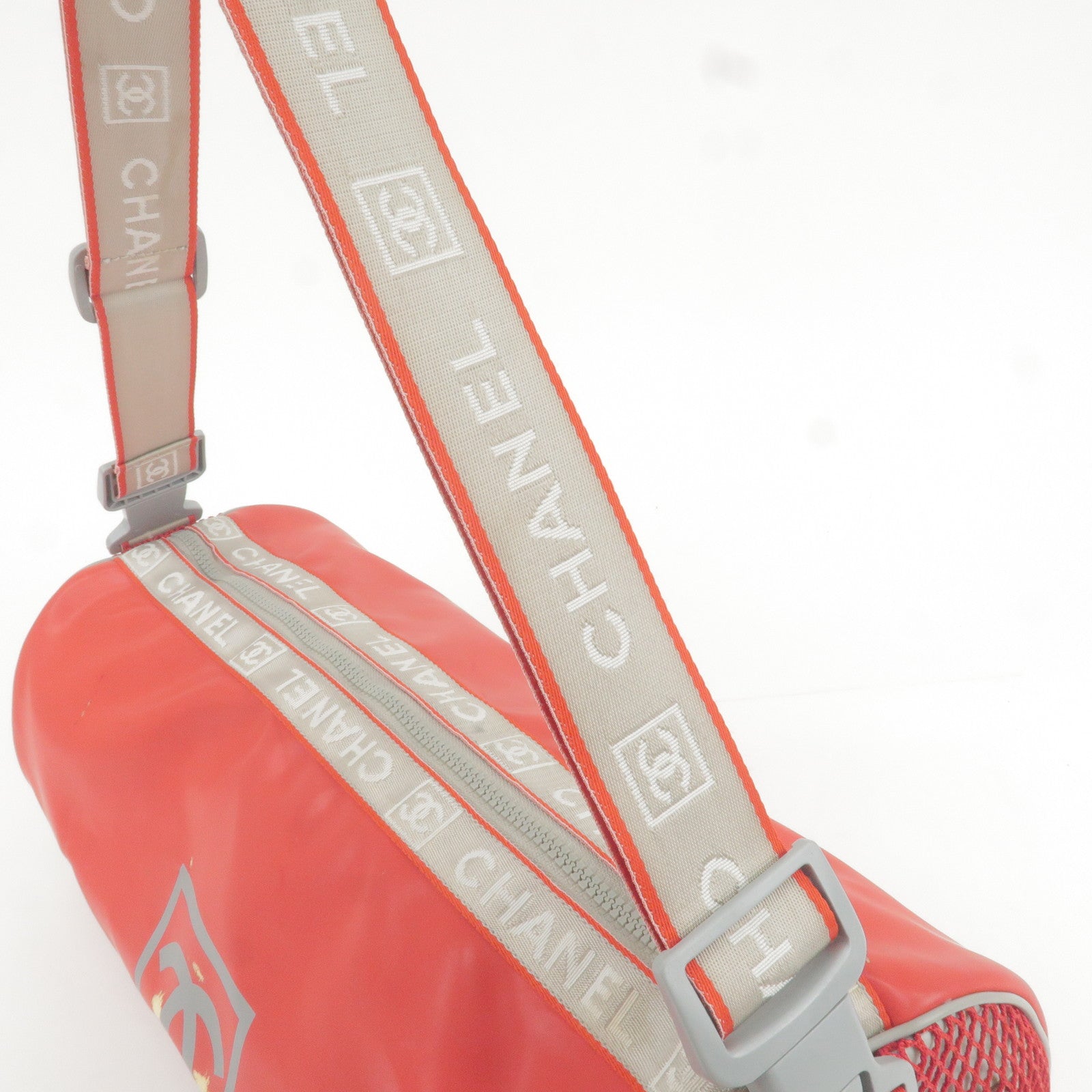 CHANEL-Sport-Line-Rubber-Nylon-Shoulder-Bag-Red-A28561 – dct-ep_vintage  luxury Store