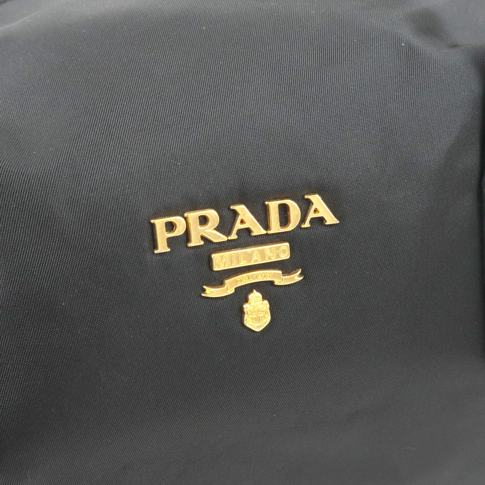 PRADA LOGO DESIGN NYLON LEAHER BOSTON BAG/プラダロゴナイロンレザー