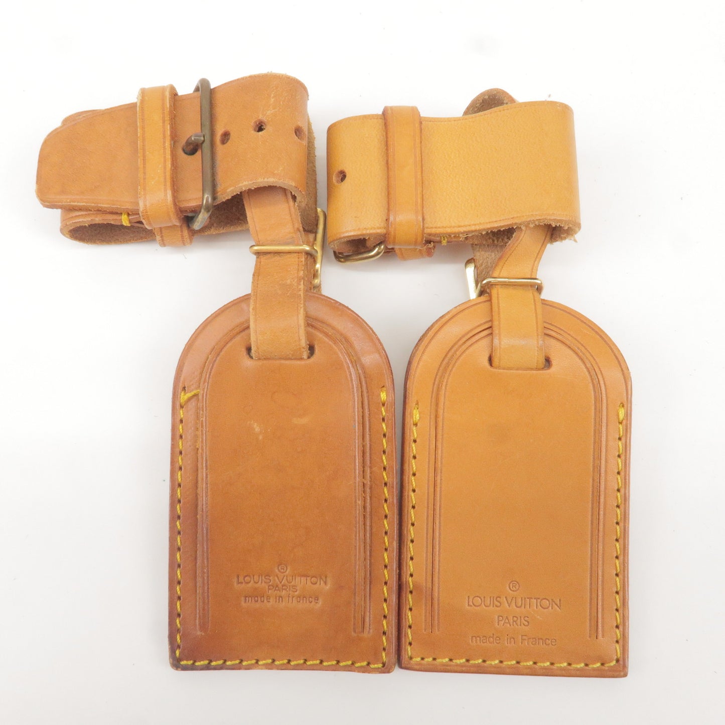 Louis-Vuitton-Set-of-20-Name-Tag-Poignet-Set-Leather-Beige