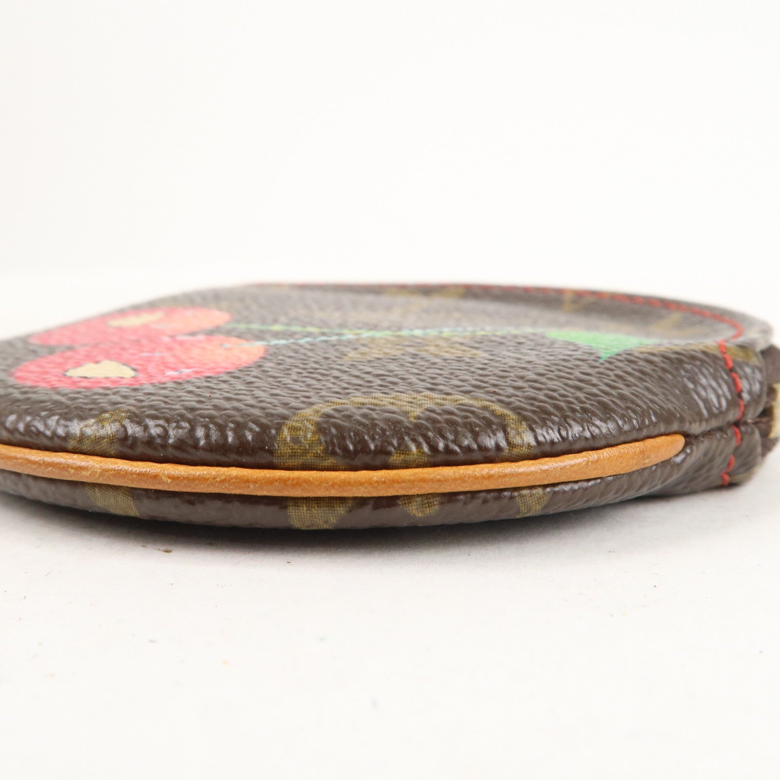 Louis-Vuitton-Monogram-Cherry-Porte-Monnaie-Round-Coin-Case-M95043