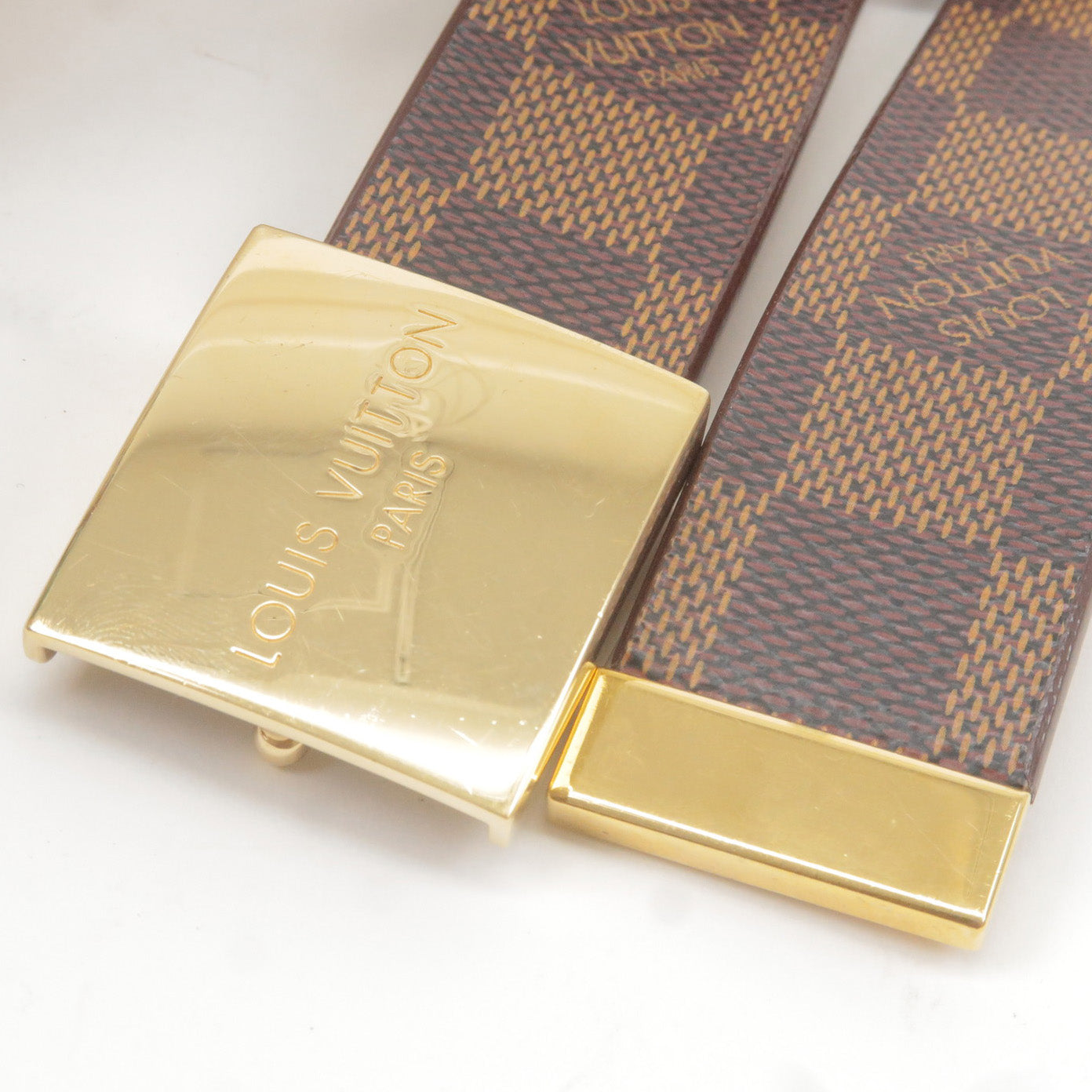 ep_vintage luxury Store - 80/32 - Damier - Vuitton - Belt - Tulle