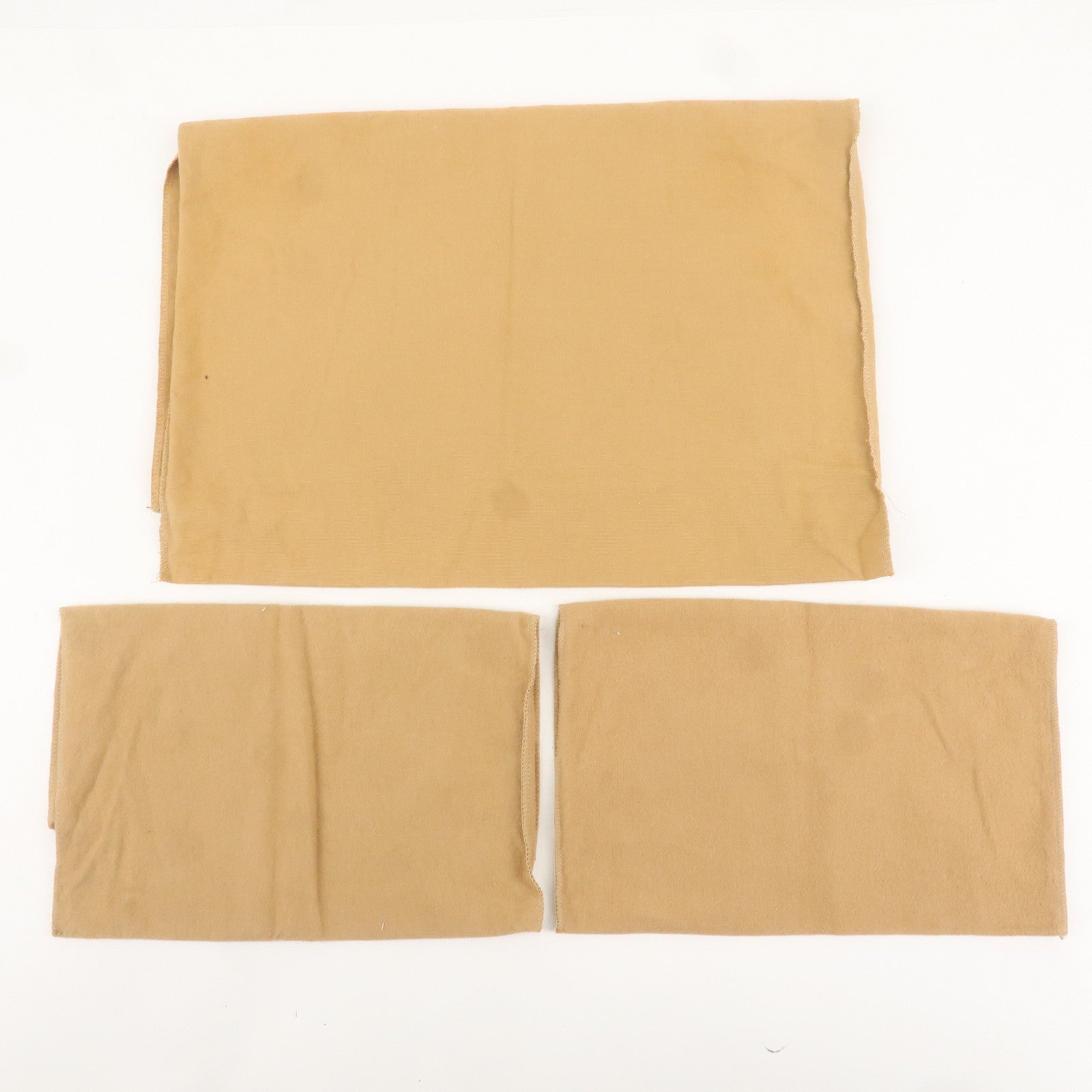 Louis Vuitton Set of 10 Dust Bag Flap Style Beige Brown