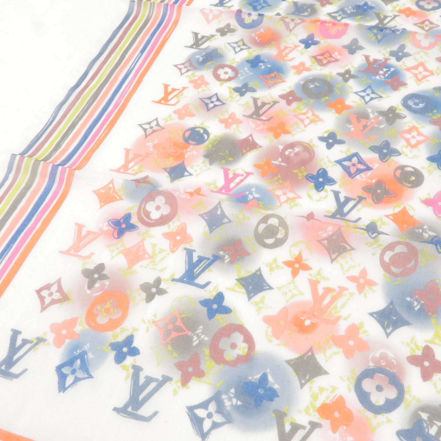 Louis-Vuitton-Monogram-Multi-Color-Scarf-Cotton – dct-ep_vintage