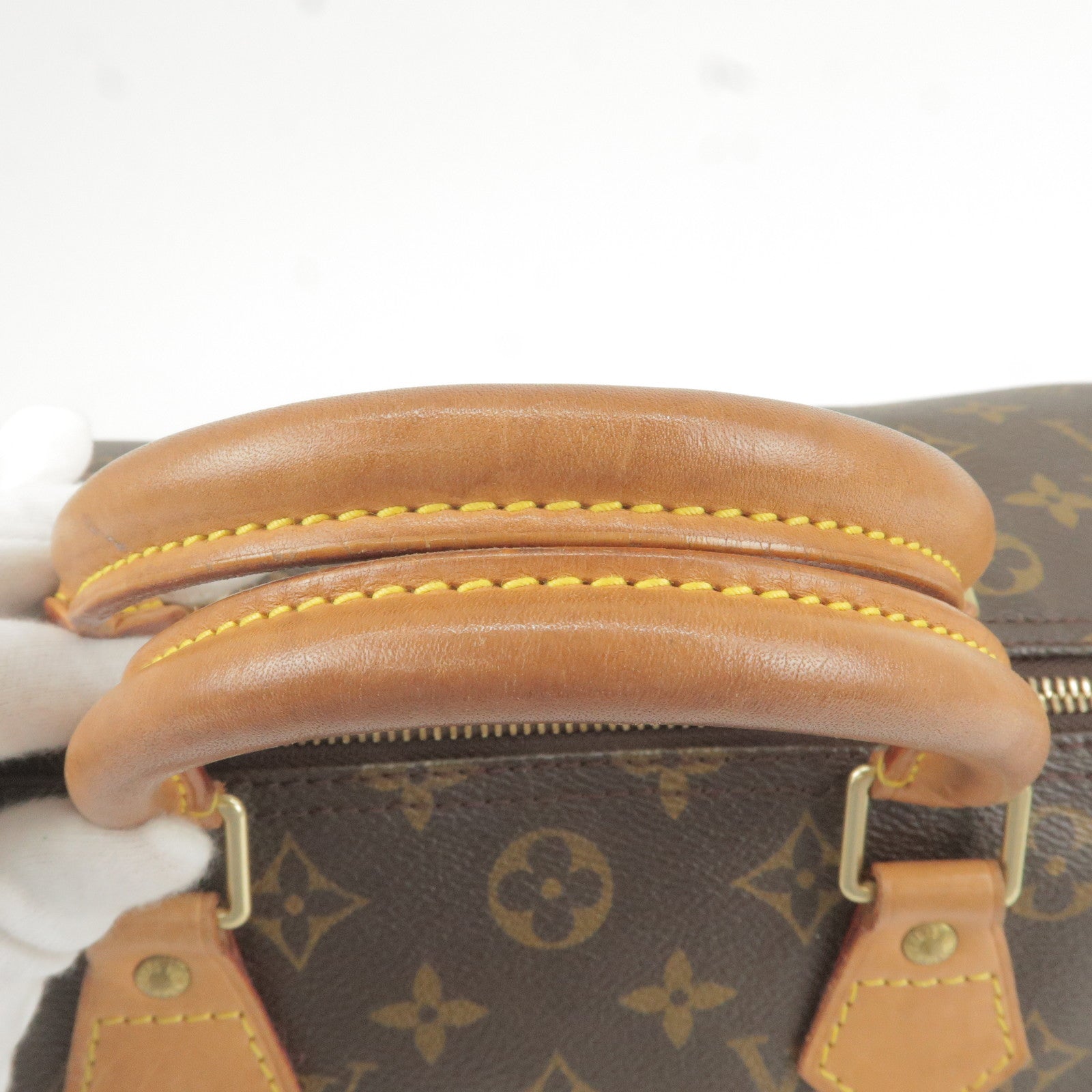 Louis Vuitton Jasmine Orange Leather Handbag (Pre-Owned)