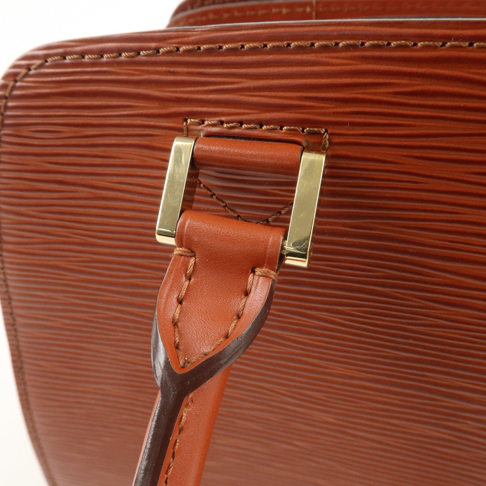 Brown Louis Vuitton Epi Pont Neuf Handbag