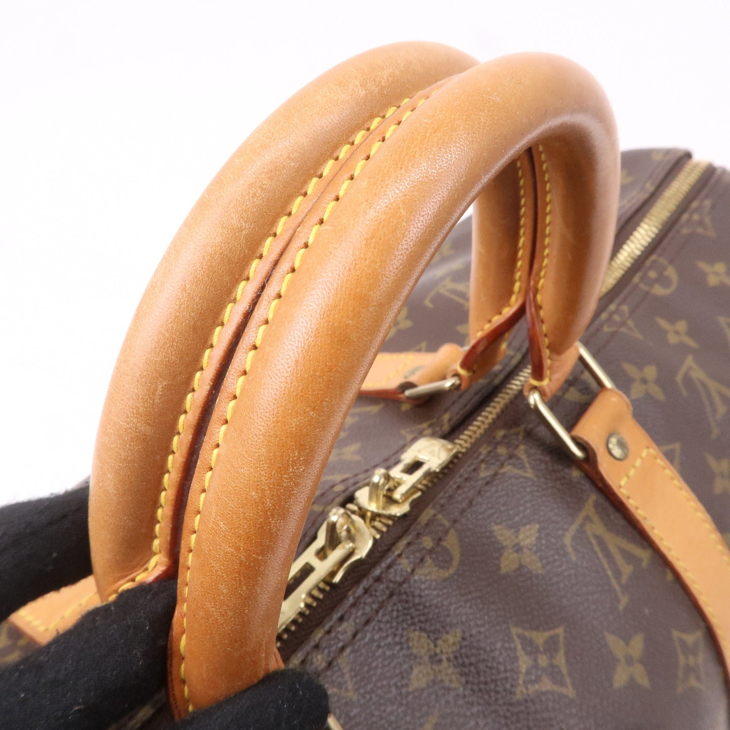 Louis Vuitton Monogram Keep All 50 Boston Bag Brown M41426