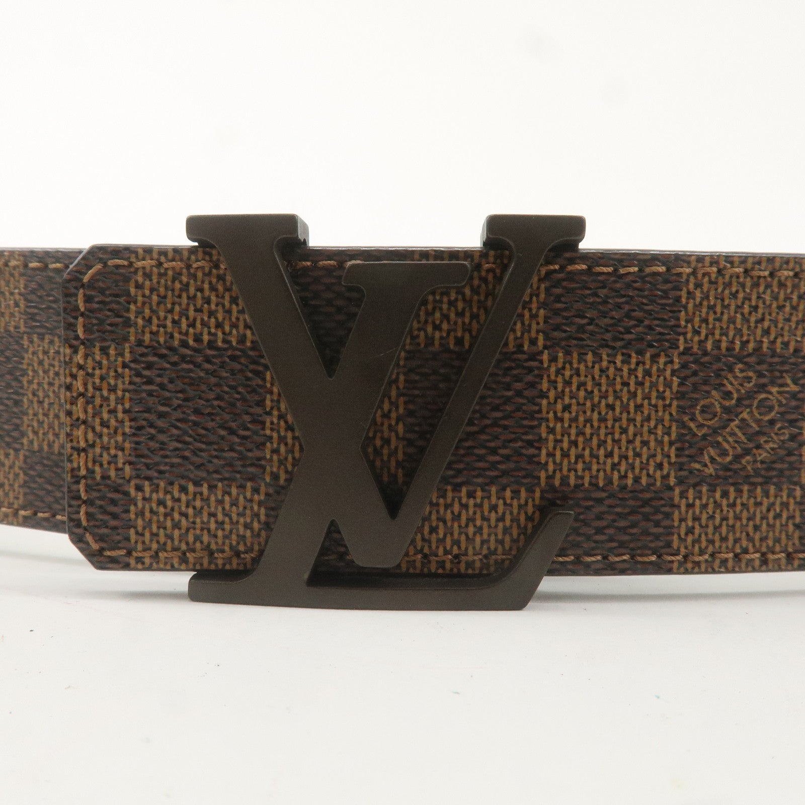 Louis Vuitton Damier Saint Tulle LV Initial Belt 85/34 M9807