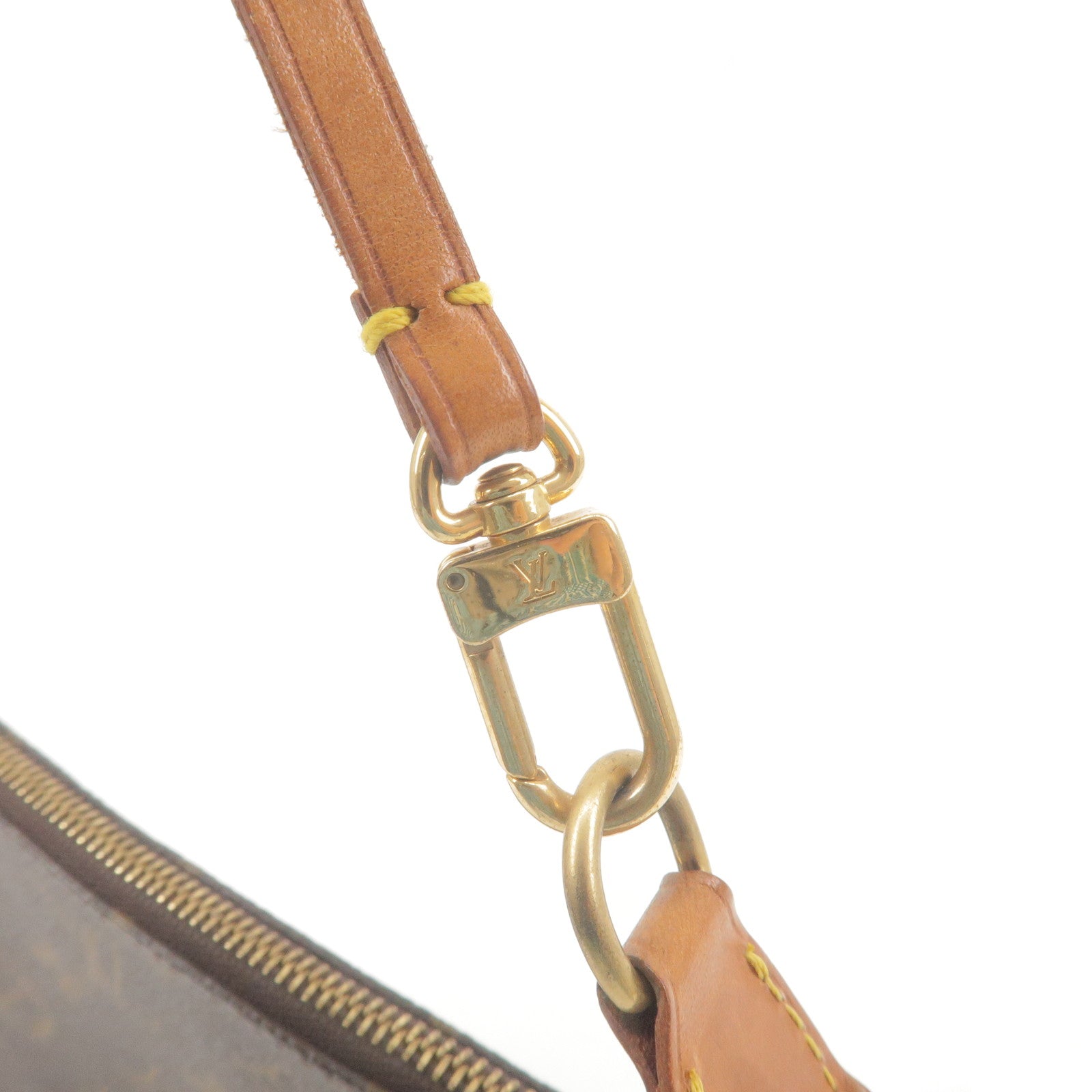 LOUIS VUITTON Pochette Accessoires Hand Bag Monogram Leather BN M51980  33MT585 in 2023