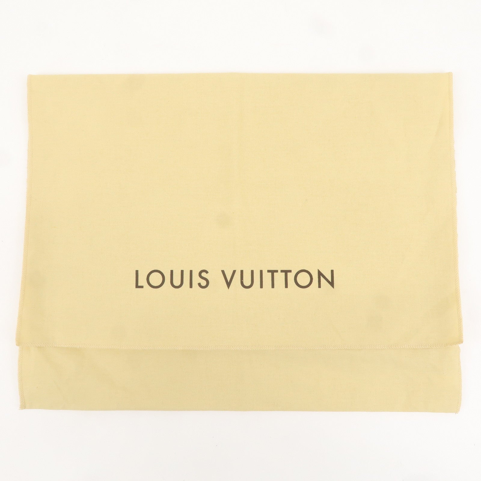 Louis Vuitton Set of 10 Dust Bag Flap Style Beige