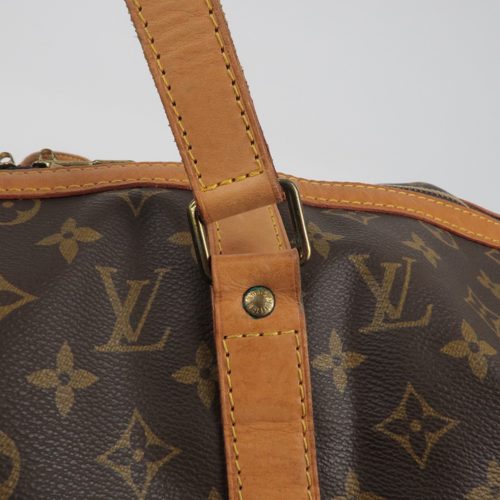 Louis Vuitton Vintage Monogram Canvas Sac Souple 35 Duffle Bag