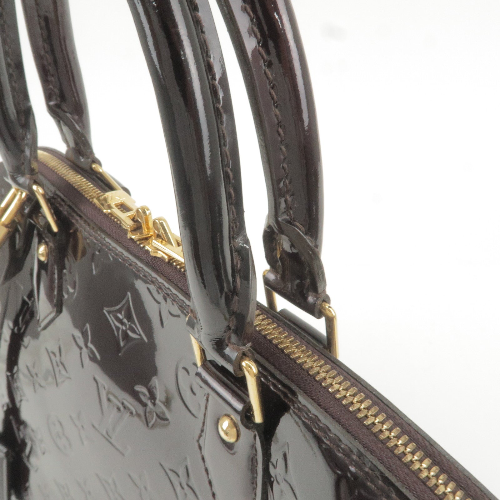 Louis Vuitton - Alma GM Vernis Leather Amarante