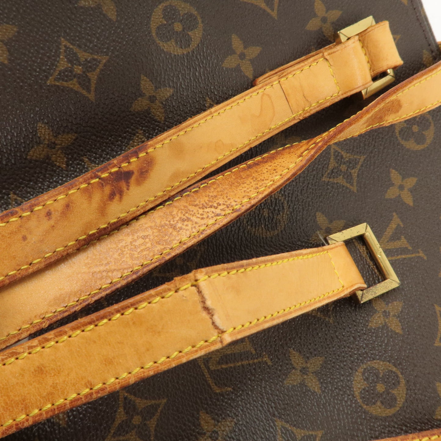 Louis Vuitton Monogram Cabas Alto Tote Bag Brown M51152