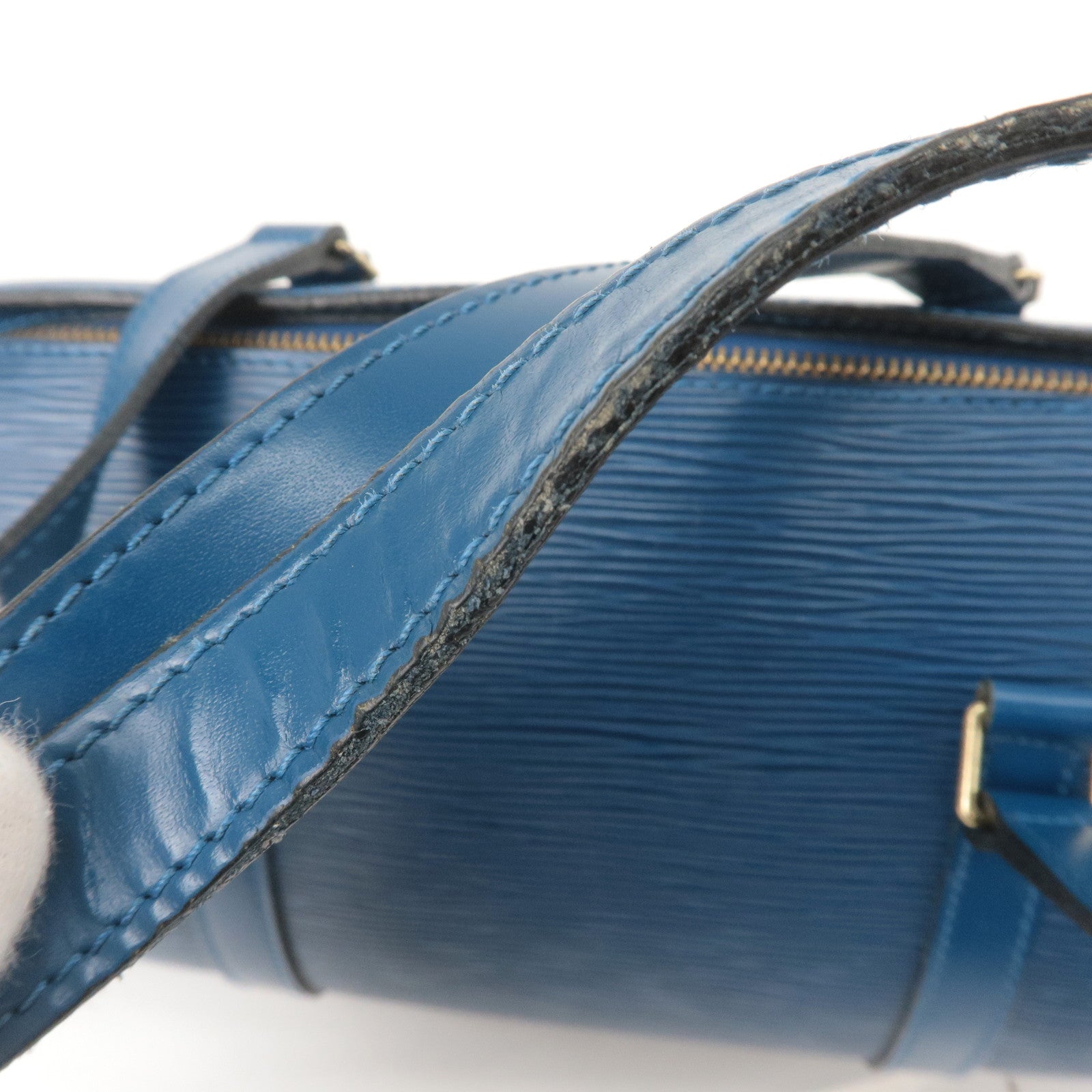 louis vuitton blue epi leather bag