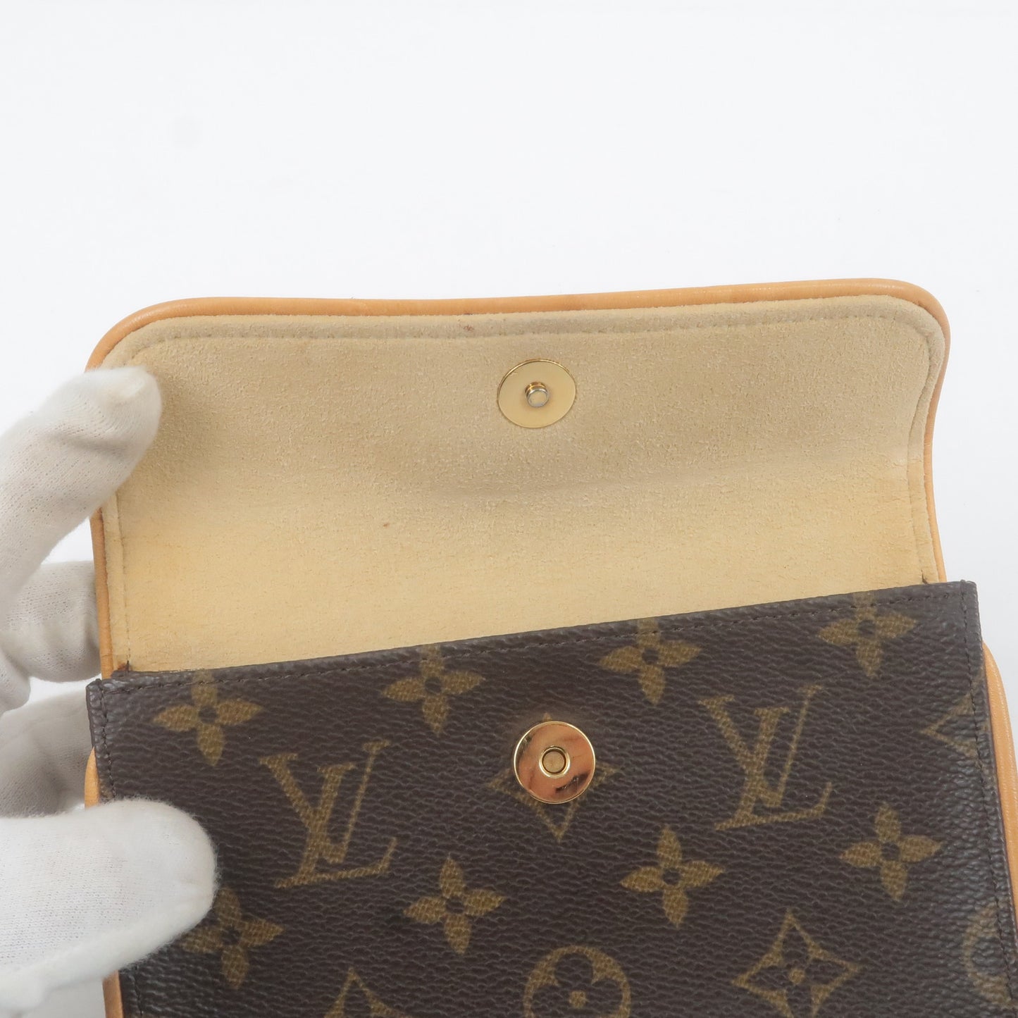 Louis Vuitton Monogram Pochette Florentine Waist Bag BeltXS M51855