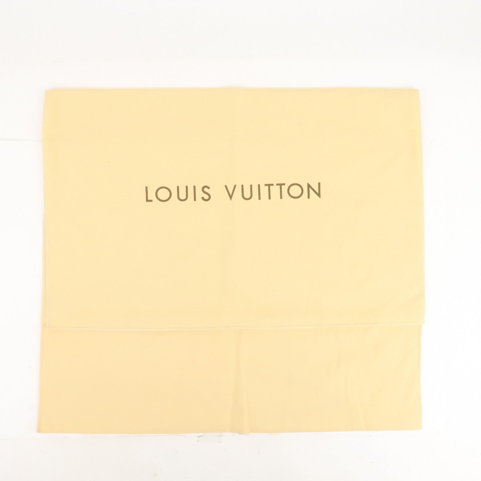 Louis Vuitton Set of 10 Dust Bag Flap Style Beige Brown