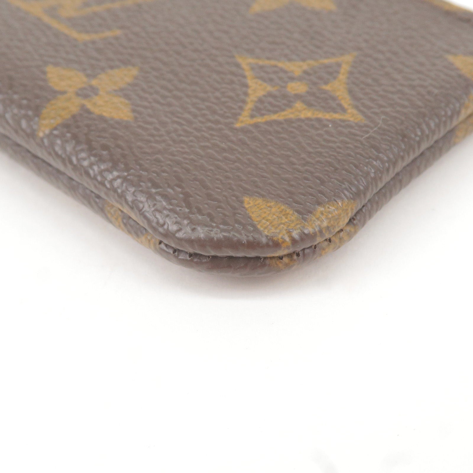 Authentic Louis Vuitton Monogram Pochette Cles Coin Case M62650 LV  J1945JS409