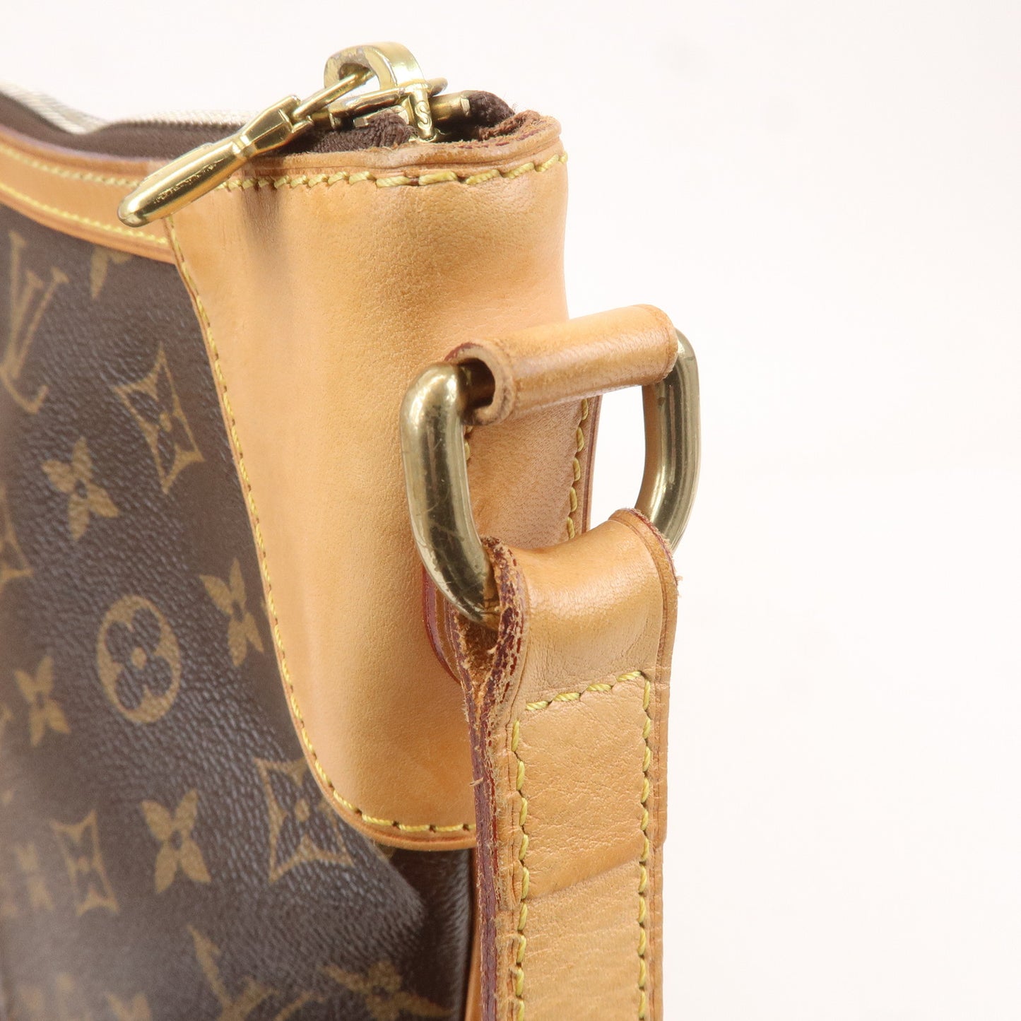 Louis Vuitton Monogram Odeon MM Shoulder Bag Brown M56389