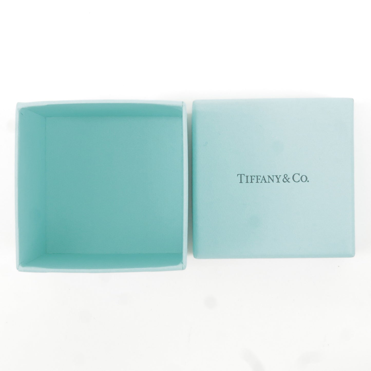 Tiffany&Co. Set of 2 Pair Ring Box Jewelry Box Tiffany Blue