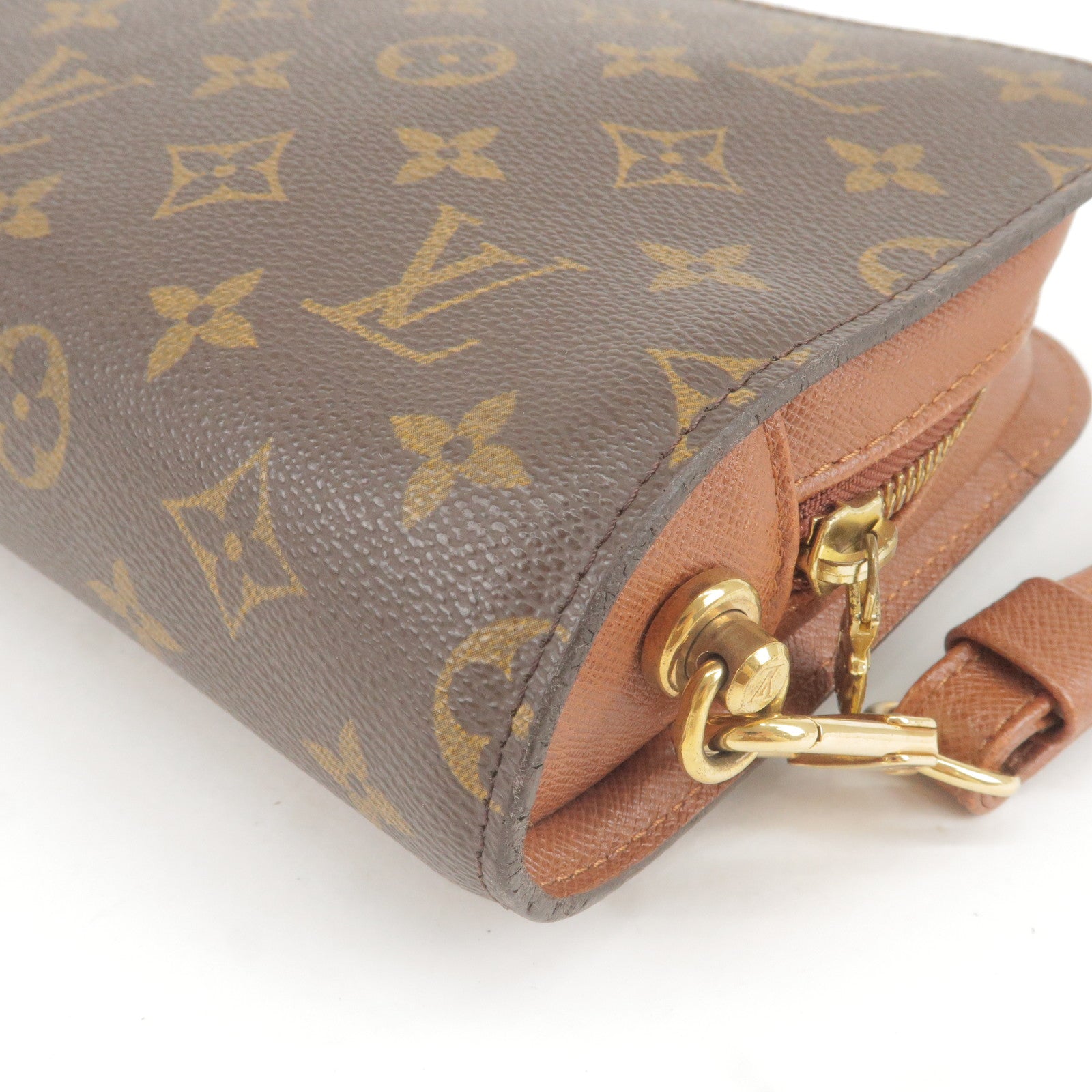Authentic Louis Vuitton Monogram Orsay Clutch Hand Bag Purse
