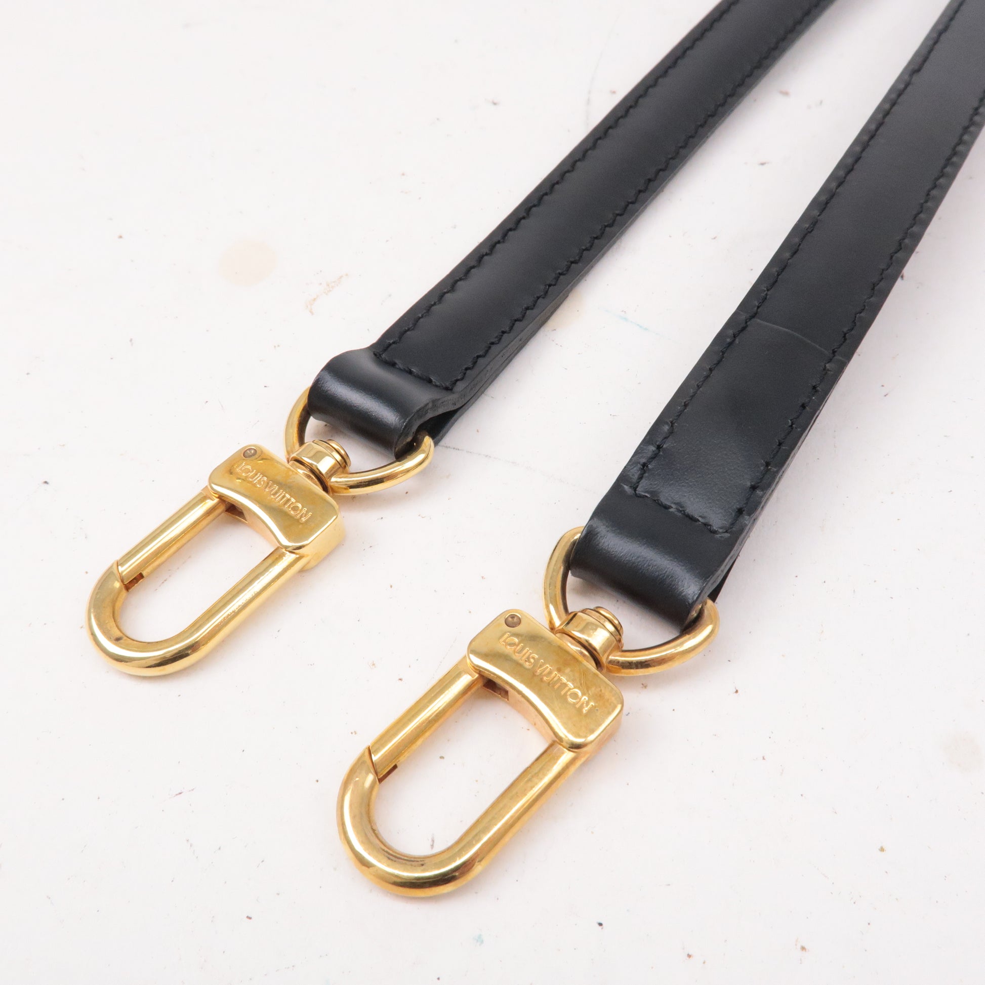 Auth Louis Vuitton Adjustable Shoulder Strap for Epi Bags 120cm Black Used  F/S