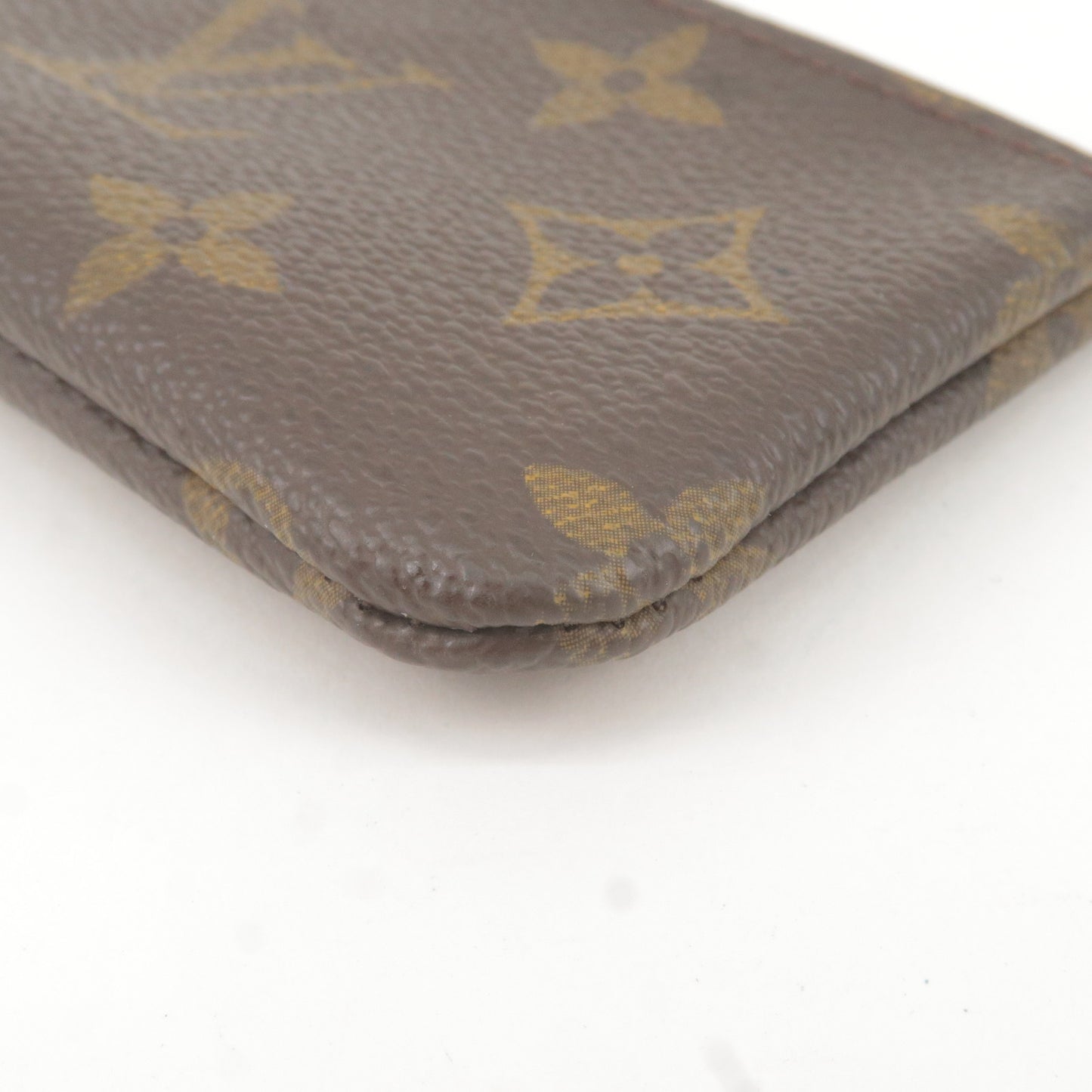 Louis Vuitton Monogram Pochette Cles Coin Case Key Case  M62650