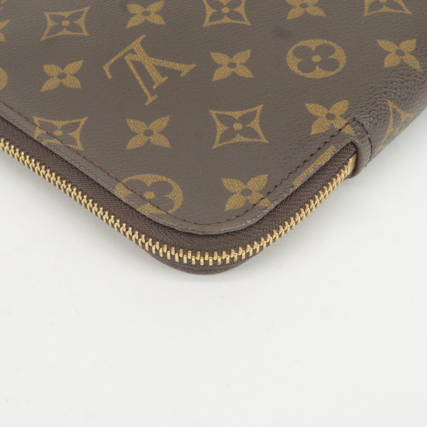 Louis Vuitton Monogram Porte Documents Clutch Bag M53456