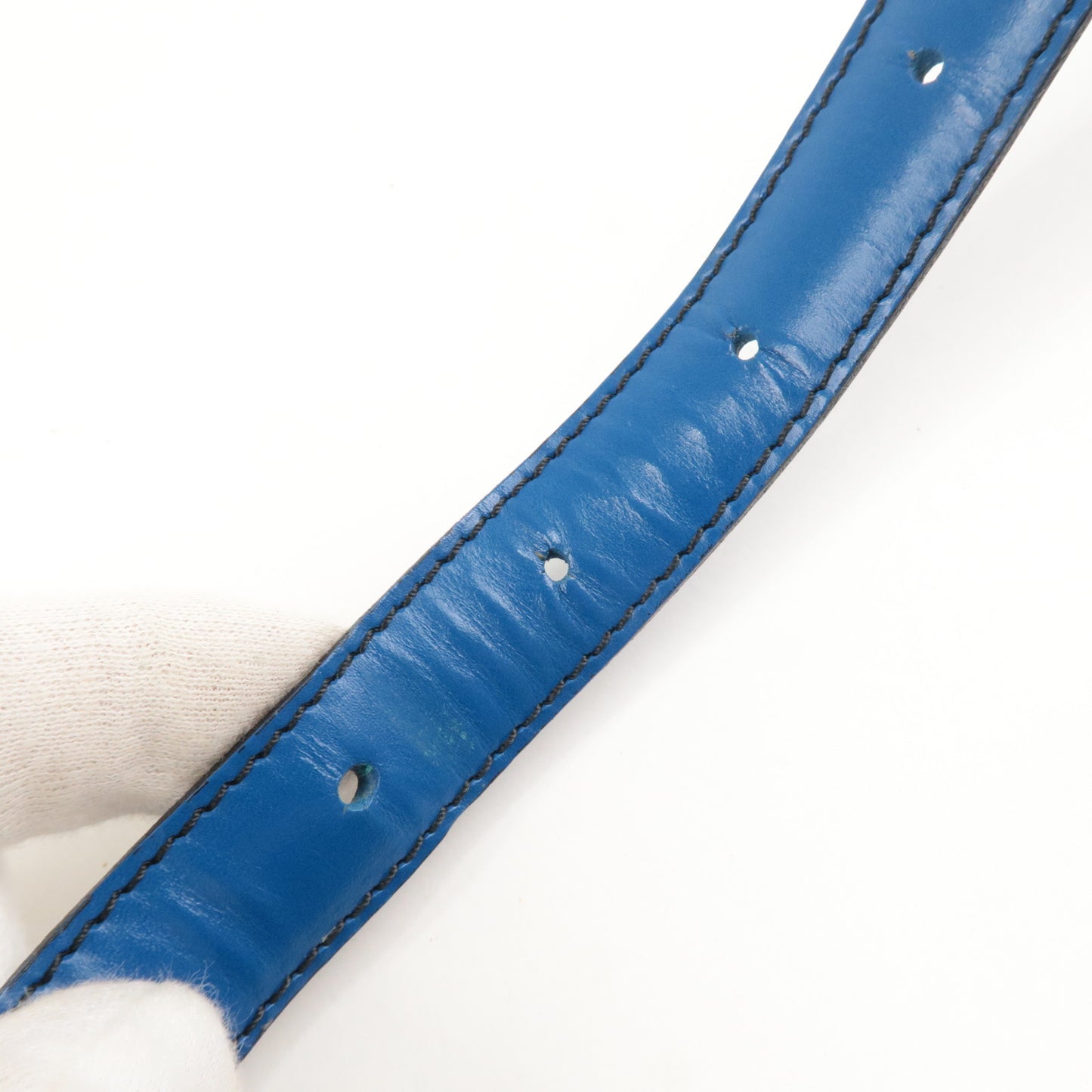 Louis Vuitton Epi Saint Cloud Shoulder Bag Toledo Blue M52195