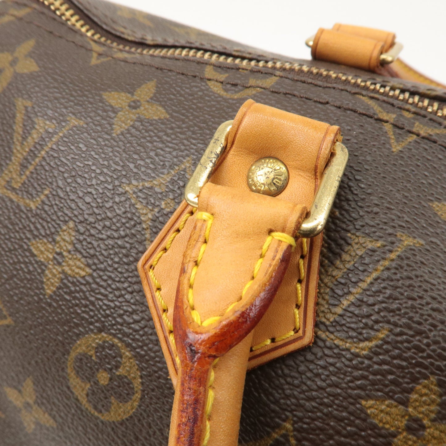 Louis Vuitton Monogram Speedy 35 Hand Bag Boston Bag M41524