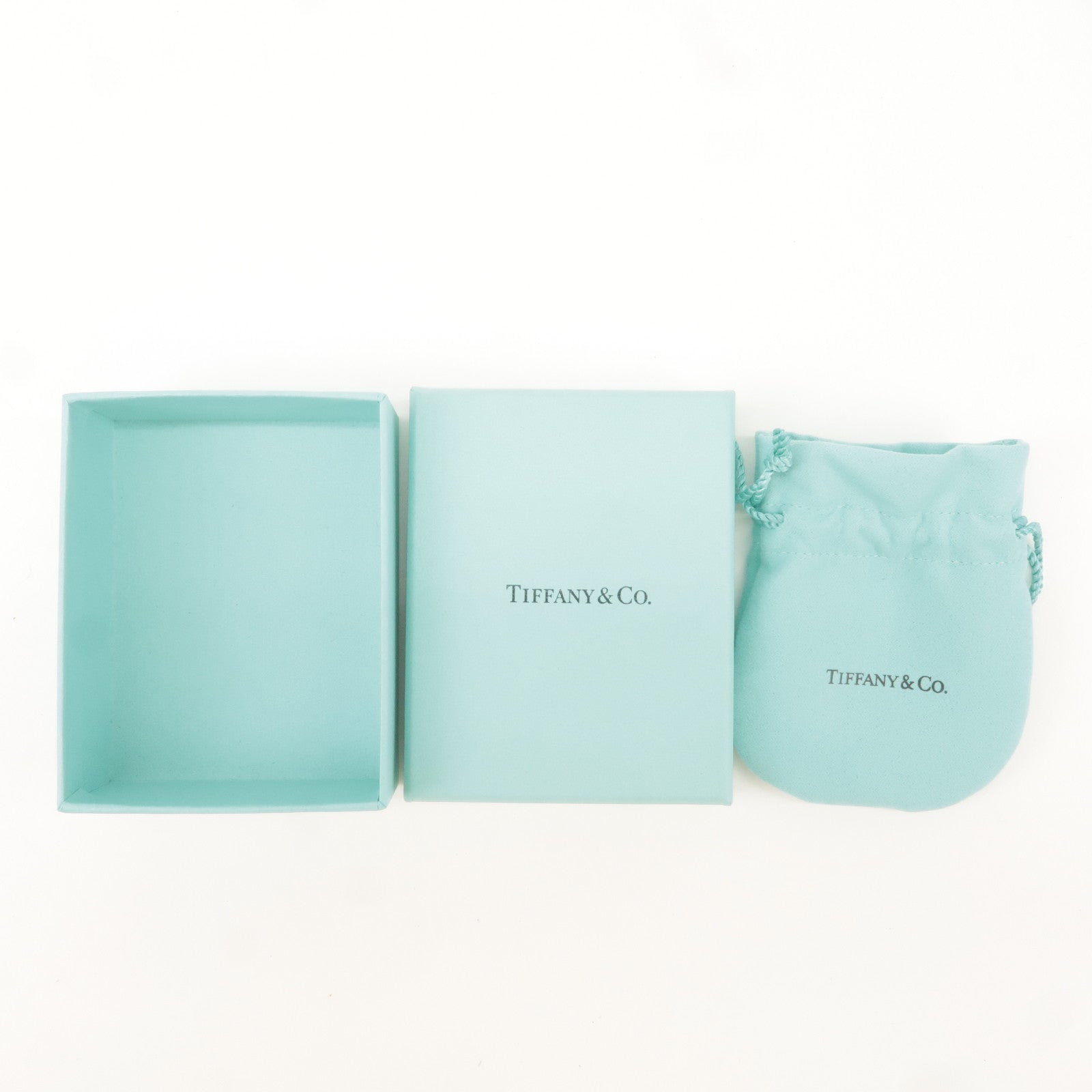 Tiffany&Co. Set of 8 Jewelry Box Drawstring Bag Tiffany Blue