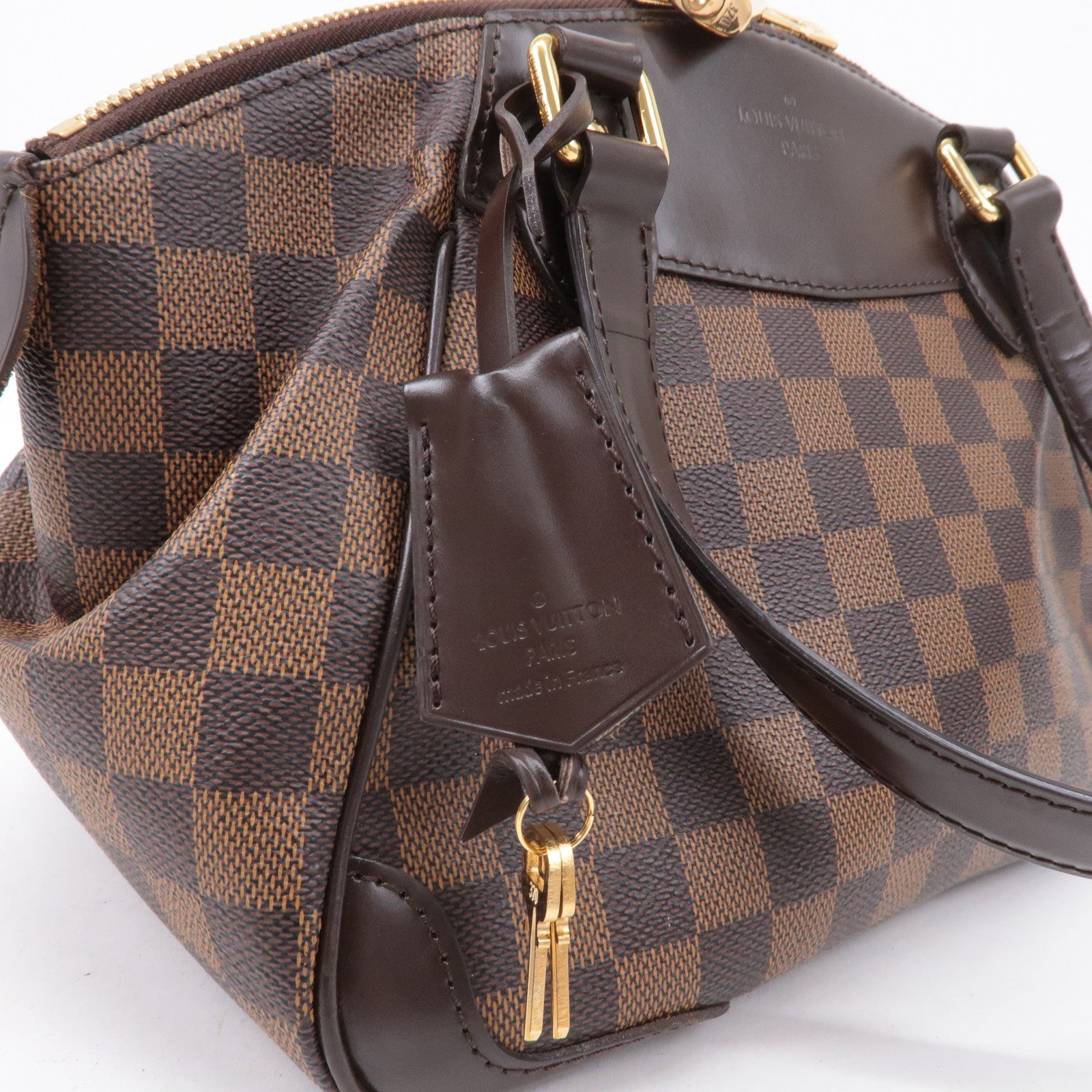 Louis-Vuitton-Damier-Verona-PM-Hand-Bag-Ebene-Brown-N41117 – dct