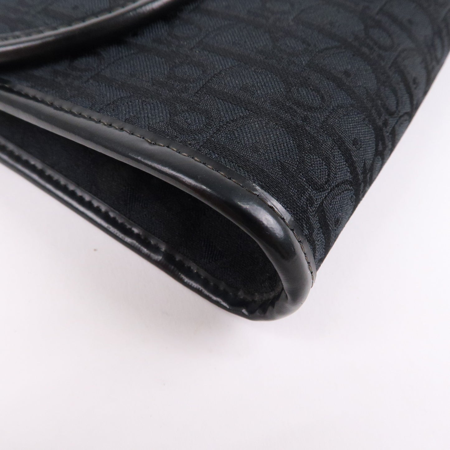 Christian Dior Trotter Canvas Leather Chain Shoulder Bag