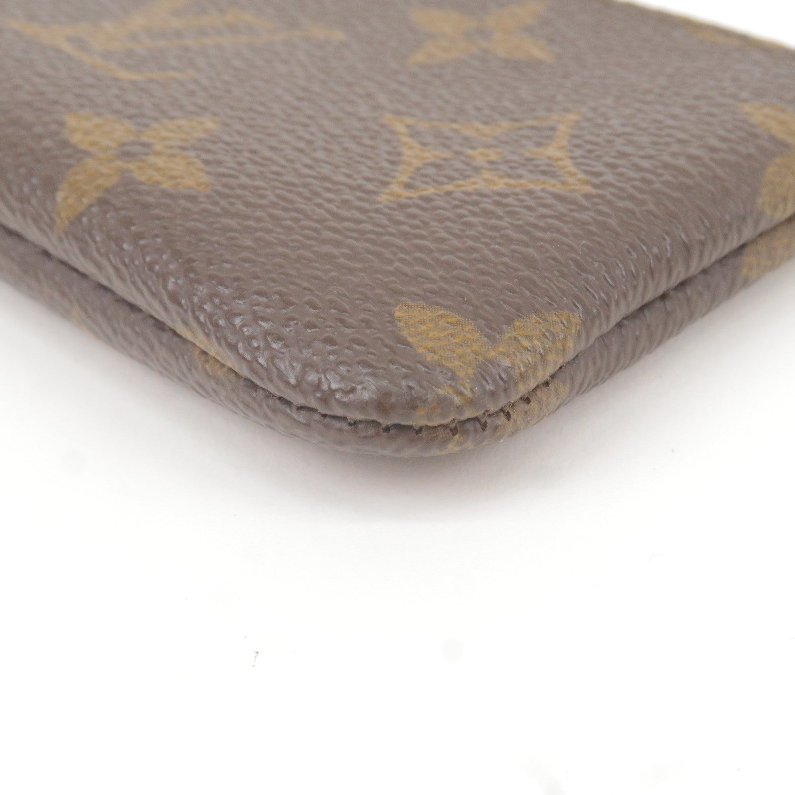Authentic Louis Vuitton Bees Monogram Pochette Cles Coin Purse M62650 LV  J4542