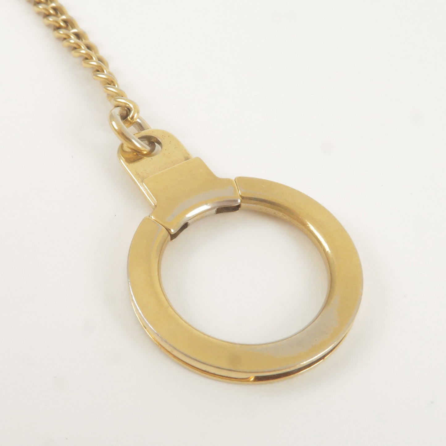 LOUIS VUITTON Louis Vuitton Chennuanokure M58021 Gold Chain Key Ring Women's  Men's