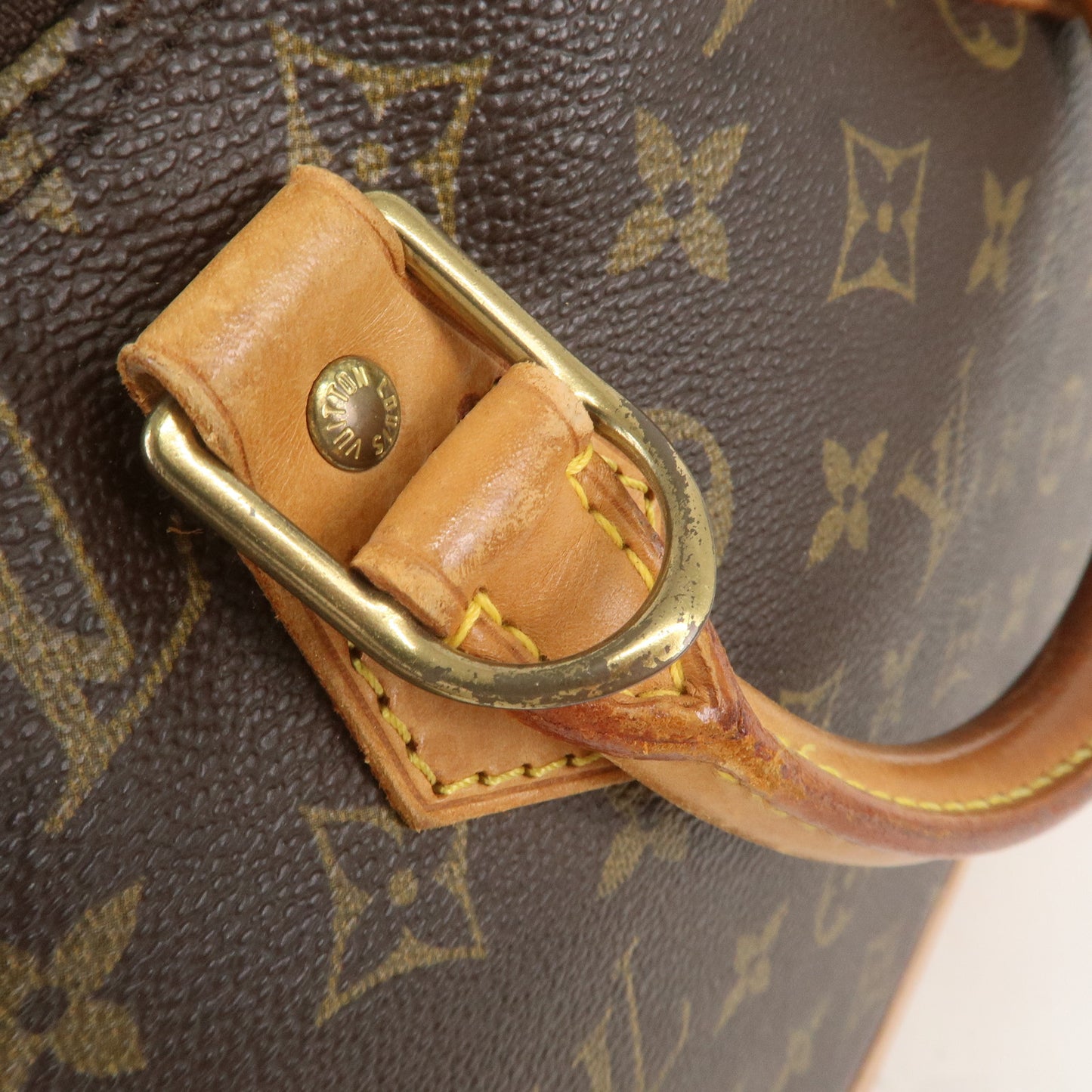 Louis Vuitton Monogram Alma Hand Bag Brown M51130