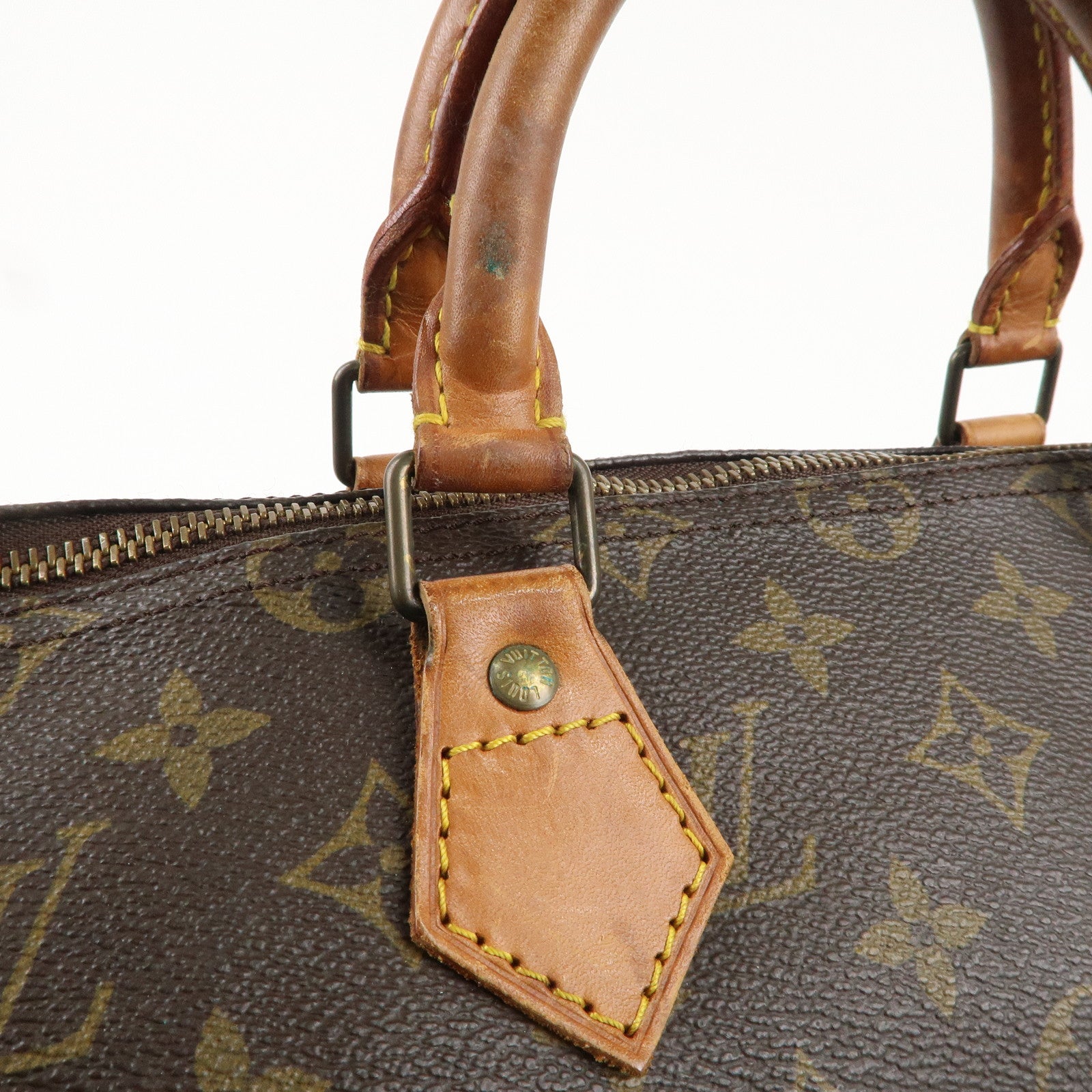 Louis Vuitton Monogram Speedy 35 Hand Bag Boston Bag M41524