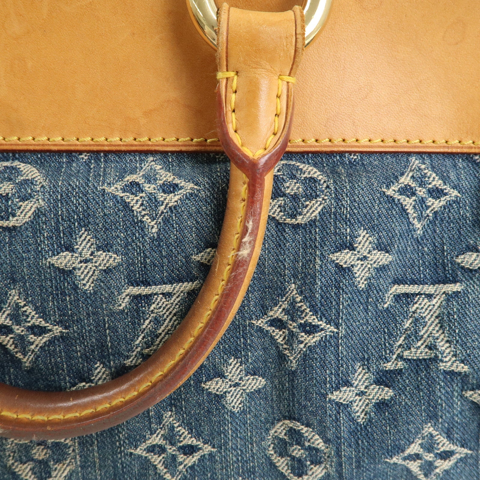 Louis Vuitton Monogram Denim Neo Speedy Boston Bag Blue M95019