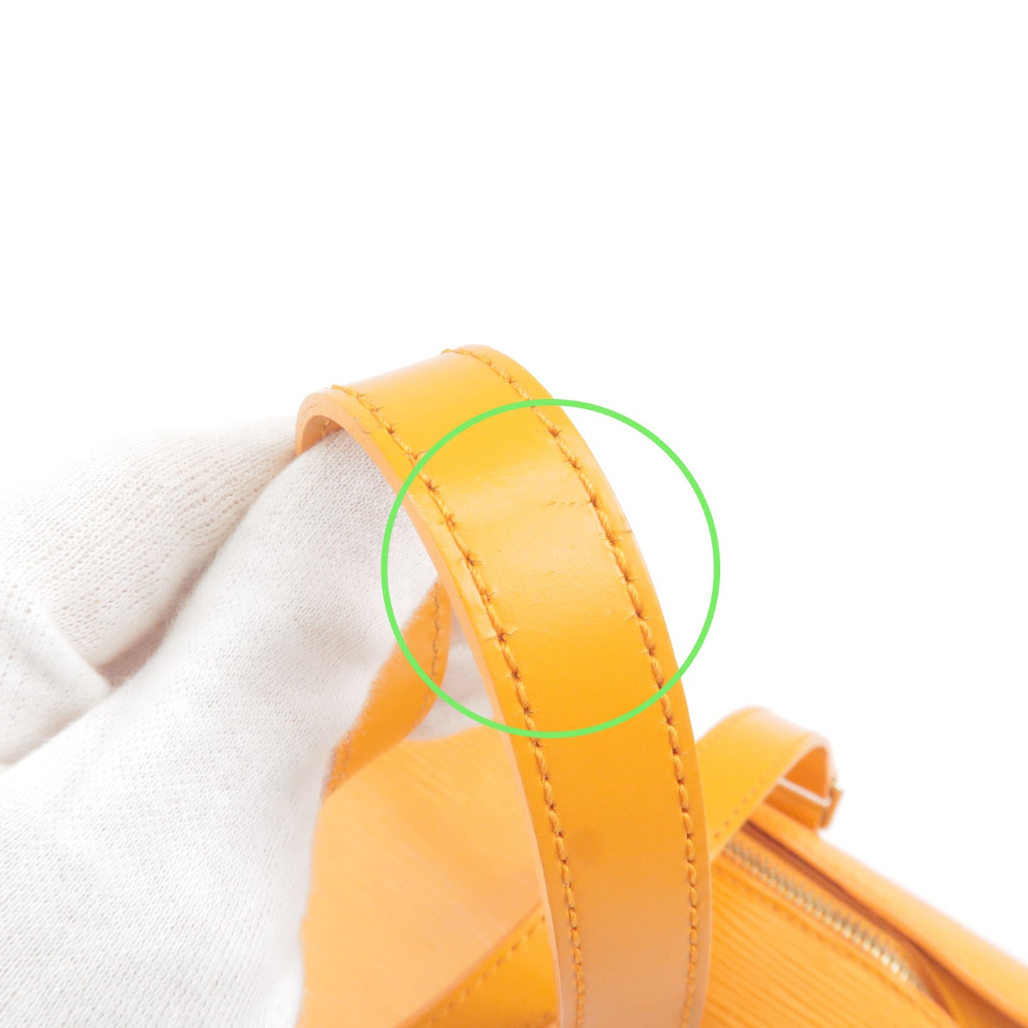 Louis Vuitton Epi Soufflot Hand Bag & Mini Pouch Orange M5222H