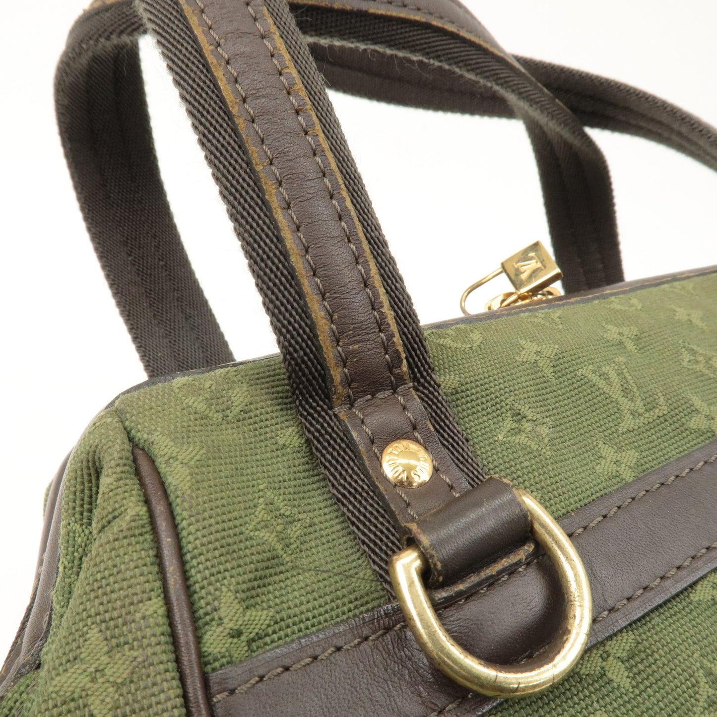 Louis Vuitton Monogram Mini Josephine Hand Bag Khaki M92415