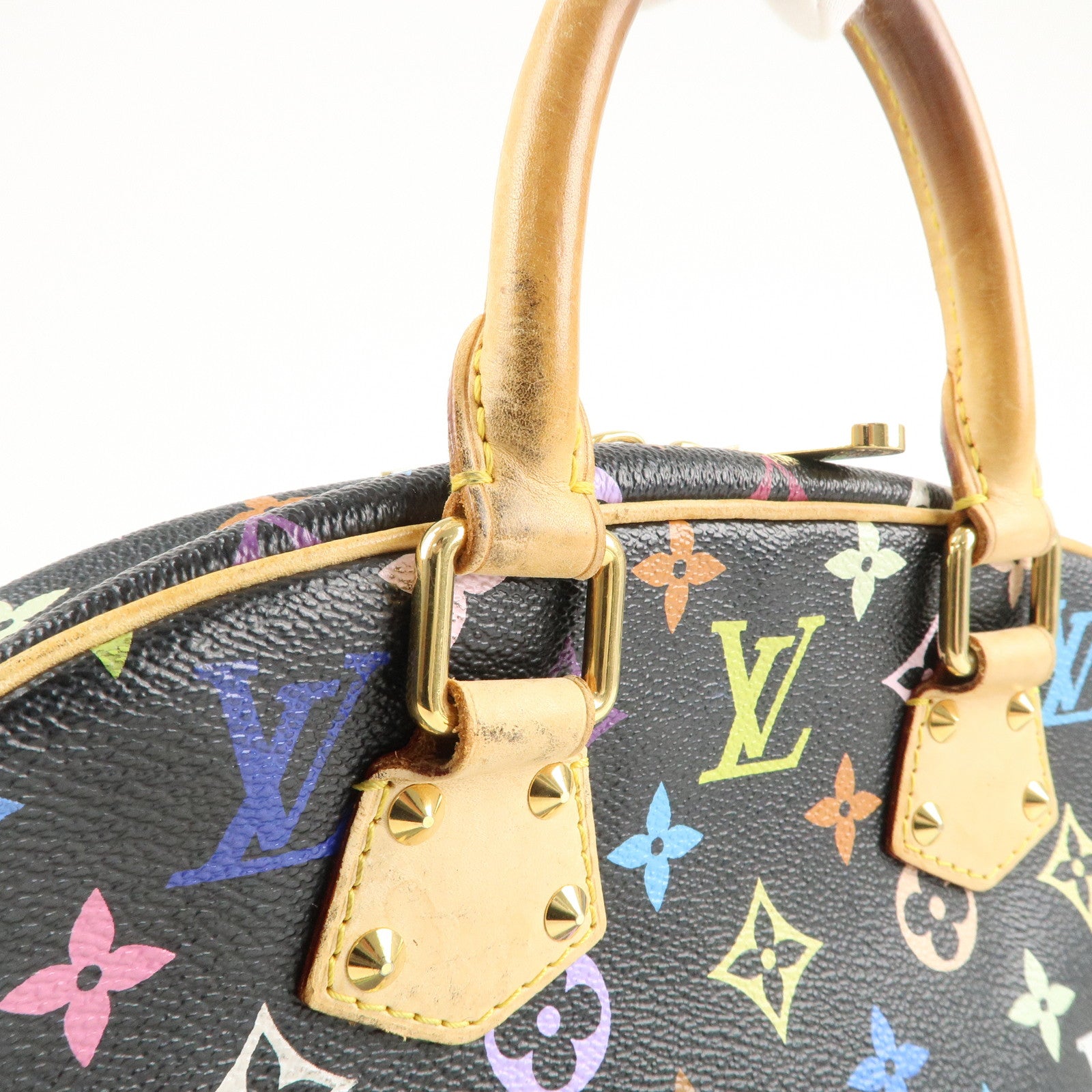 Trouville leather handbag Louis Vuitton Multicolour in Leather