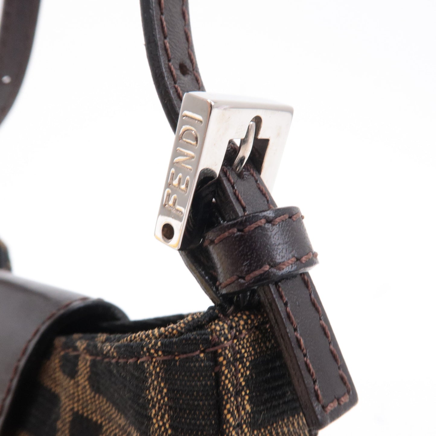 Fendi Roma Black Zucca Canvas Mini Camera Crossbody Bag – Queen