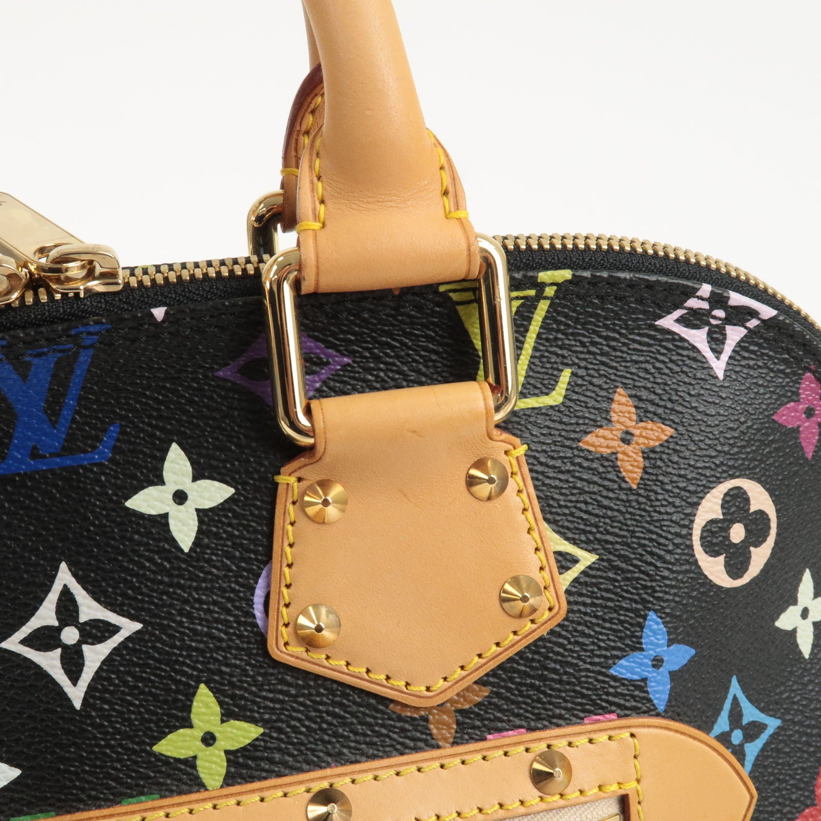 Louis Vuitton multicolor noir speedy 30 handbag