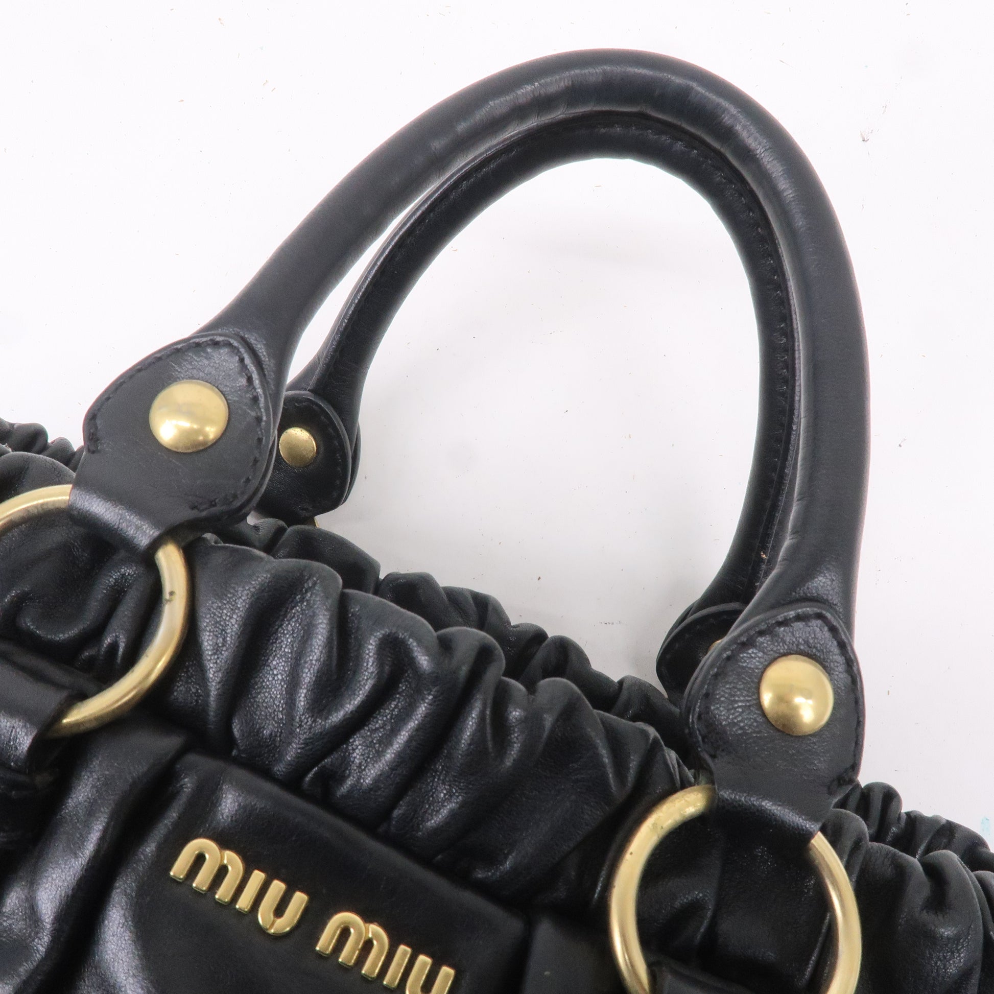 MIU-MIU-Matelasse-Leather-Chain-Shoulder-Bag-Black-5BH118 – dct-ep_vintage  luxury Store