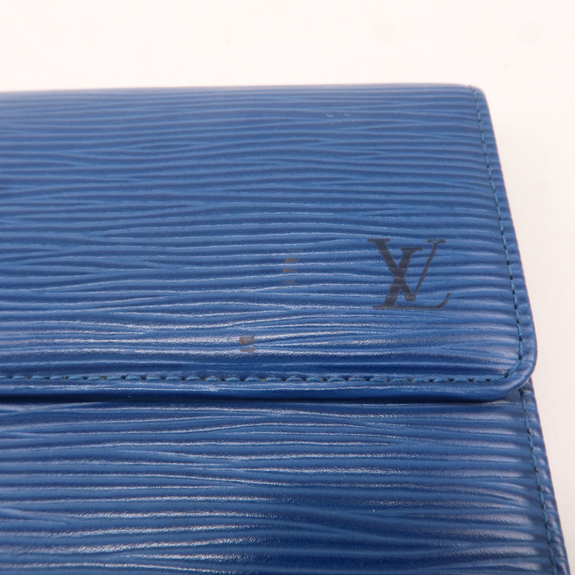 Louis-Vuitton-Epi-Set-of-2-Long-Wallet-Yellow-Blue-M63389-M63385