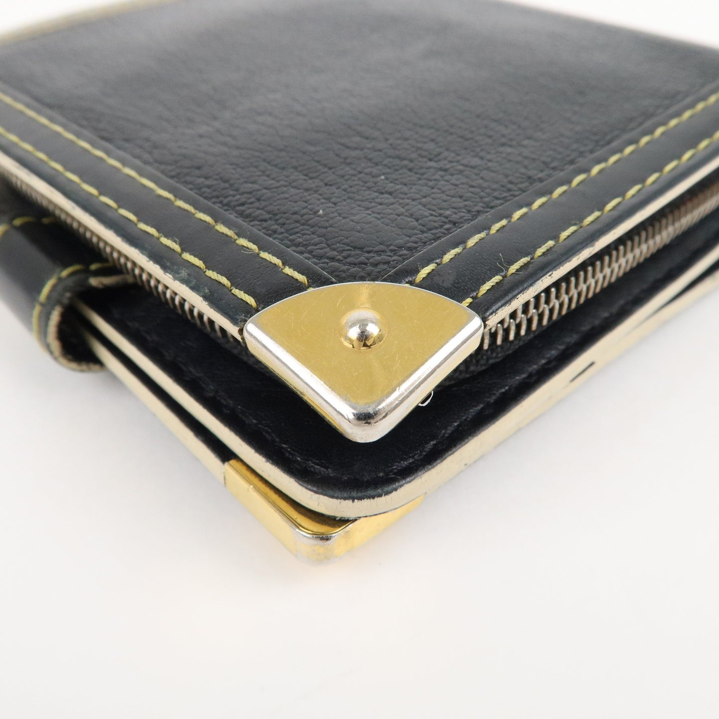 Louis Vuitton Suhali Compact Zip Bi-fold Wallet Noir M91828