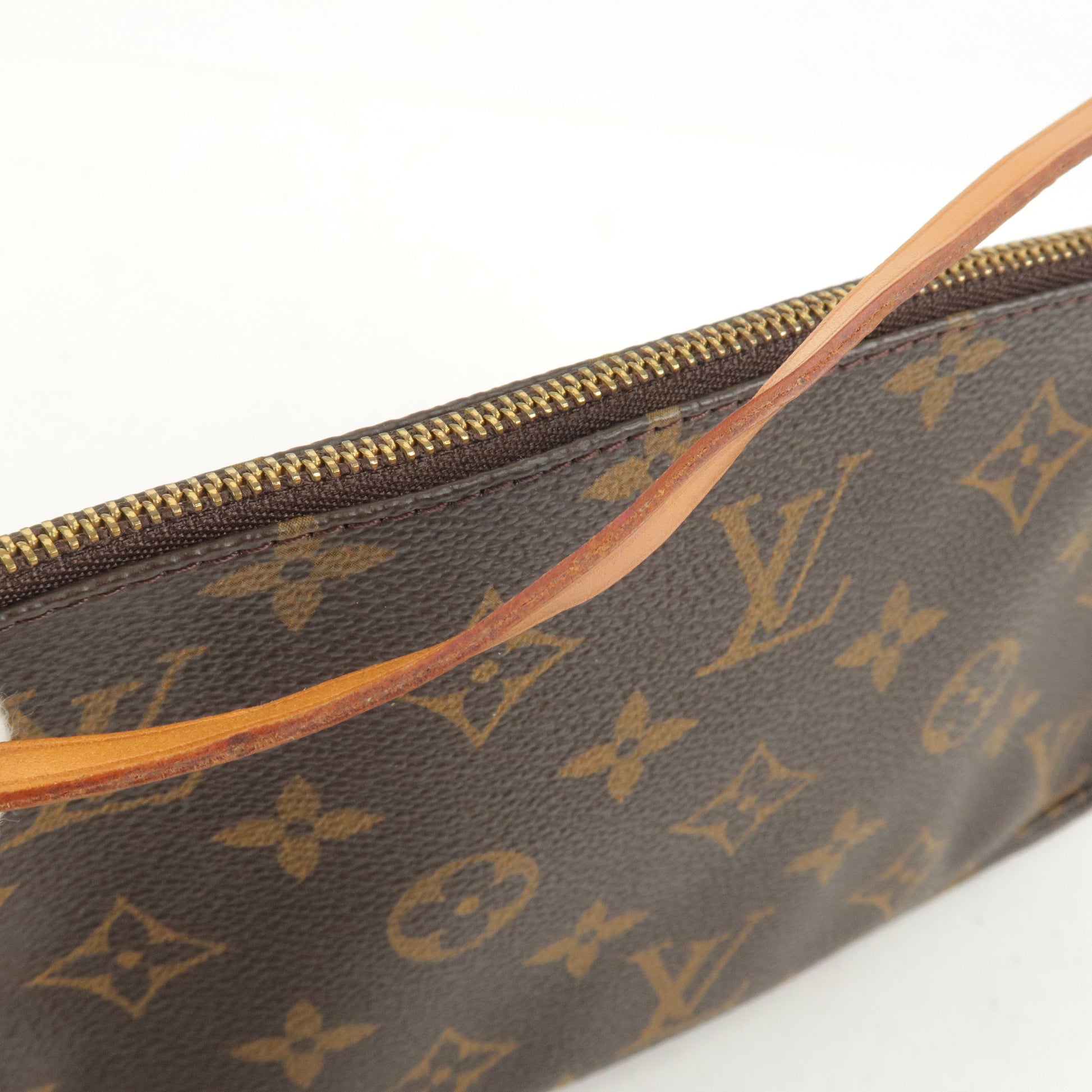 Louis Vuitton, Bags, Louis Vuitton Neverfull Pochette Mm Monogram Brown
