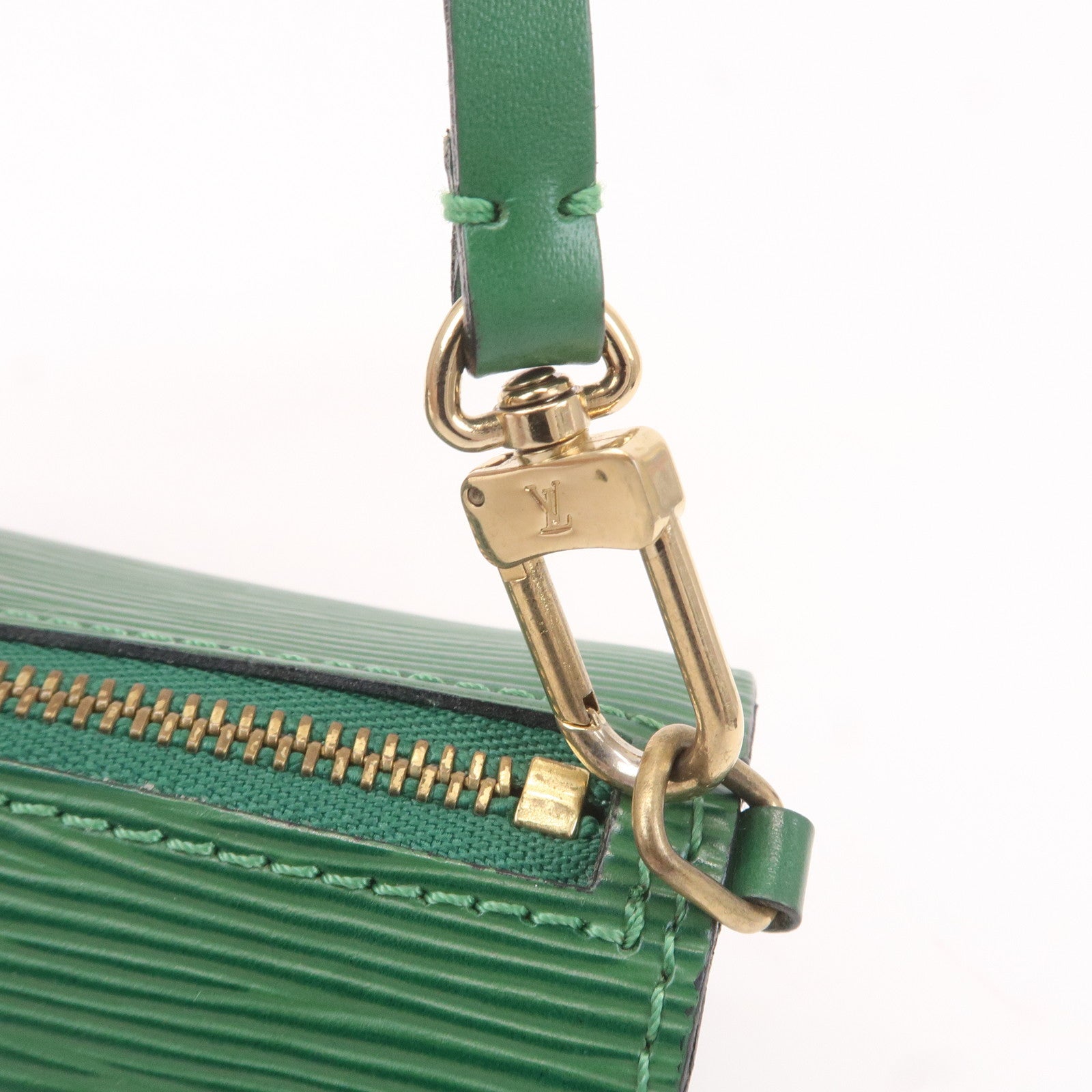 Louis Vuitton Green Epi Leather Soufflot Bag.  Luxury