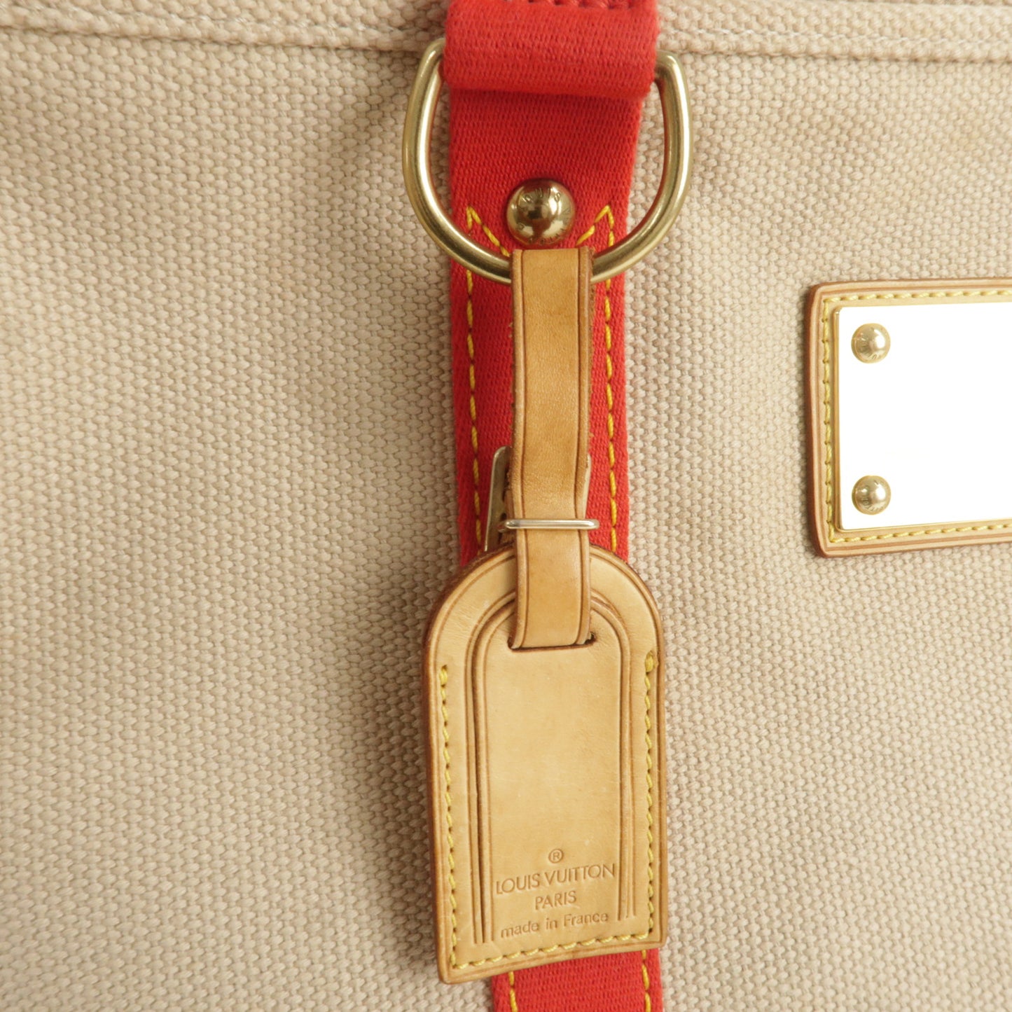Louis-Vuitton-Antigua-Cabas-GM-Canvas-Tote-Bag-Beige-Red-M40032 –  dct-ep_vintage luxury Store