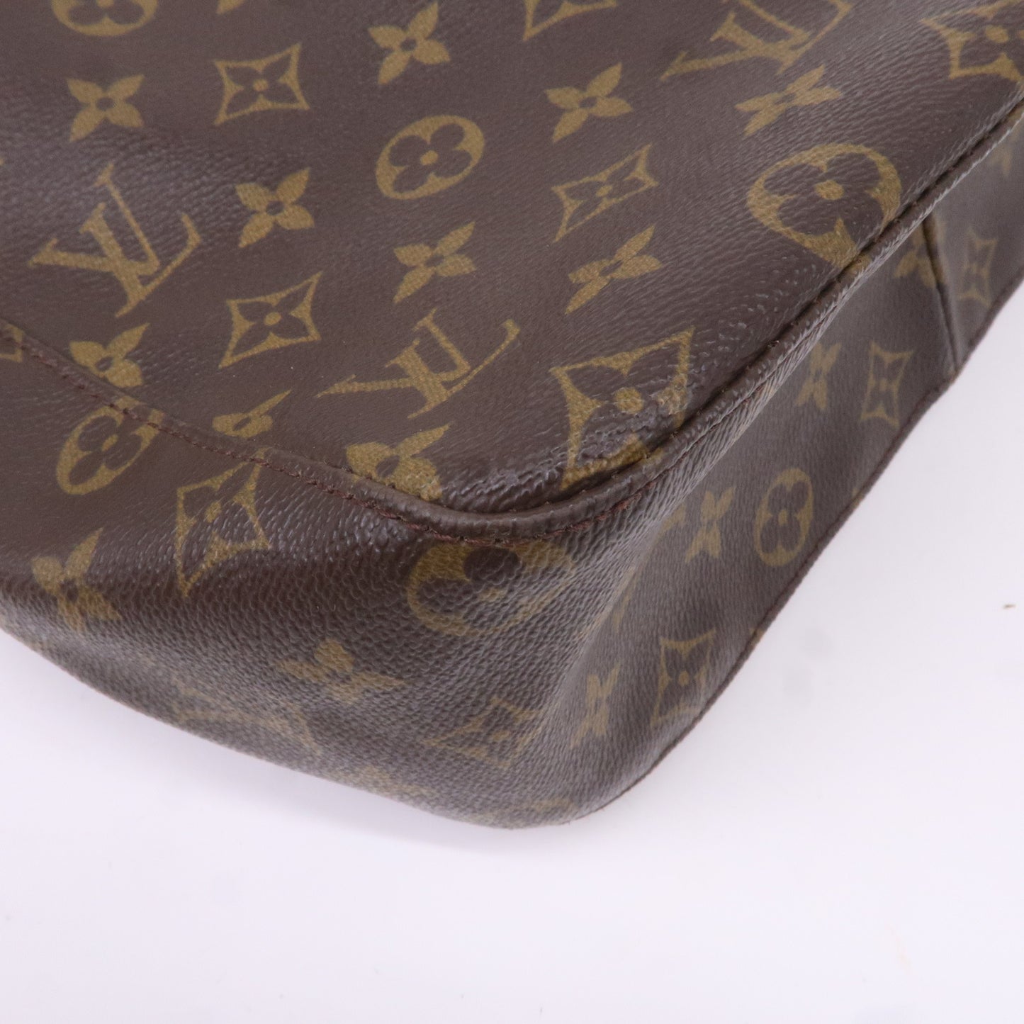 Louis Vuitton Monogram Looping GM Shoulder Bag Brown M51145