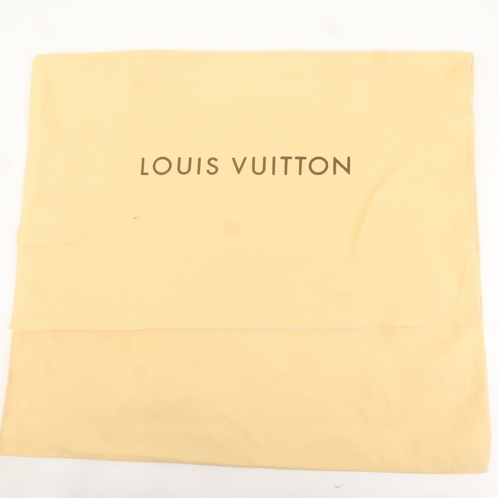 Louis Vuitton Set of 10 Dust Bag Flap Style Beige